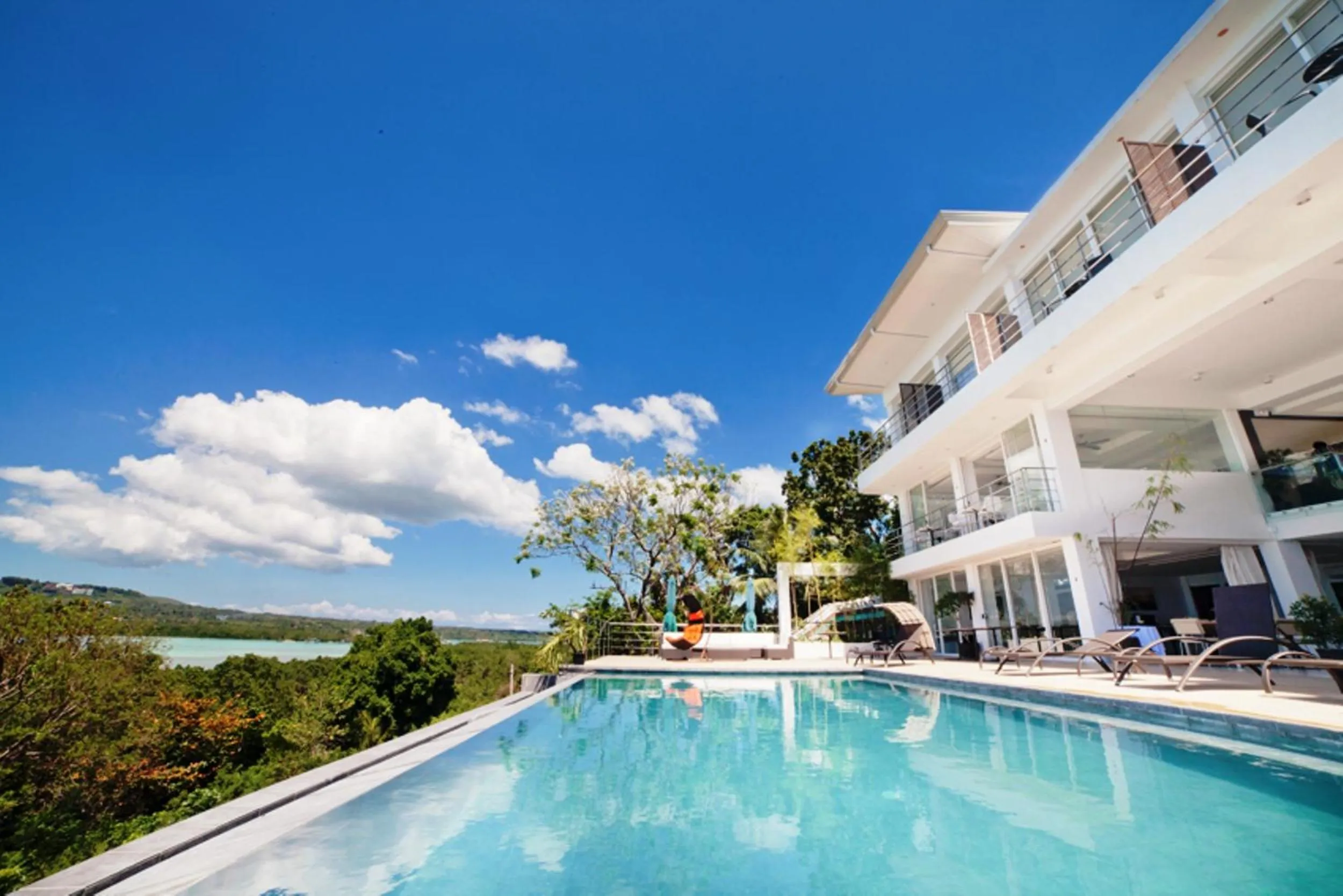 Decorative detail in Ocean Suites Bohol Boutique Hotel