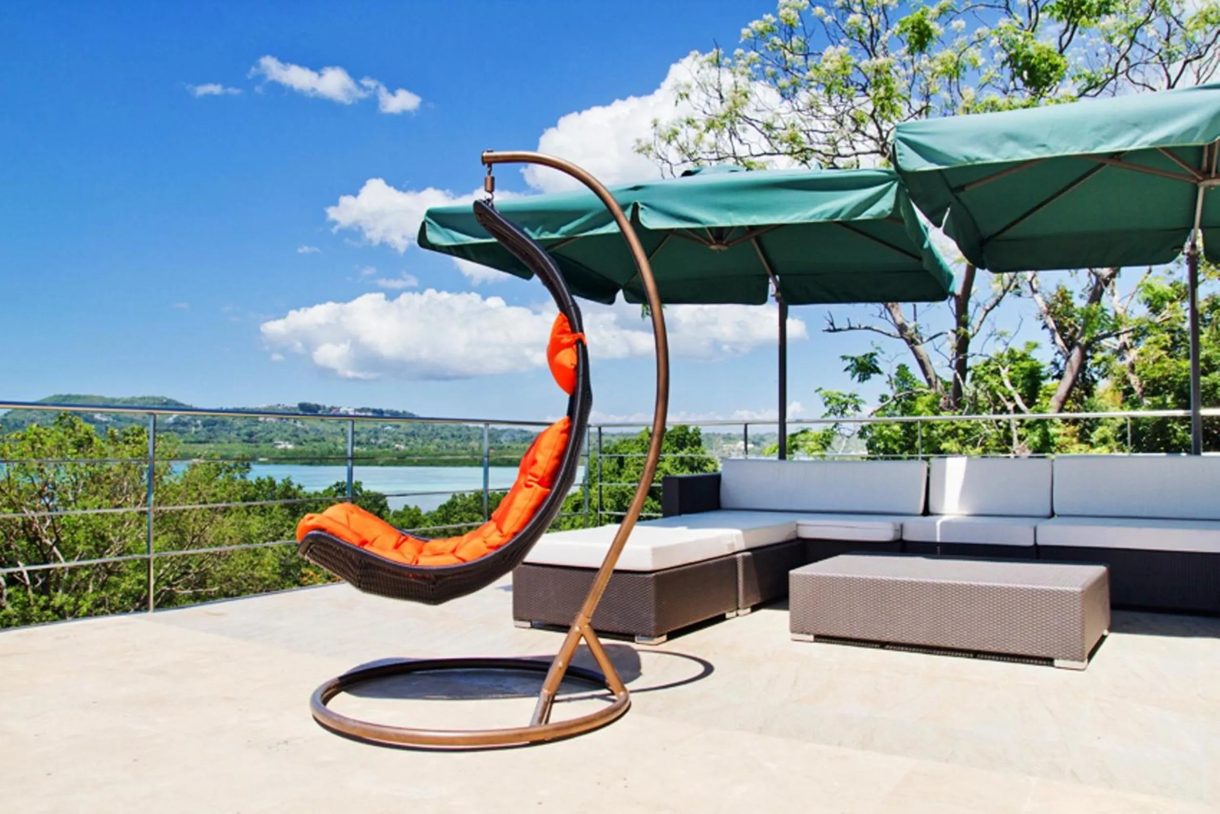 Decorative detail in Ocean Suites Bohol Boutique Hotel