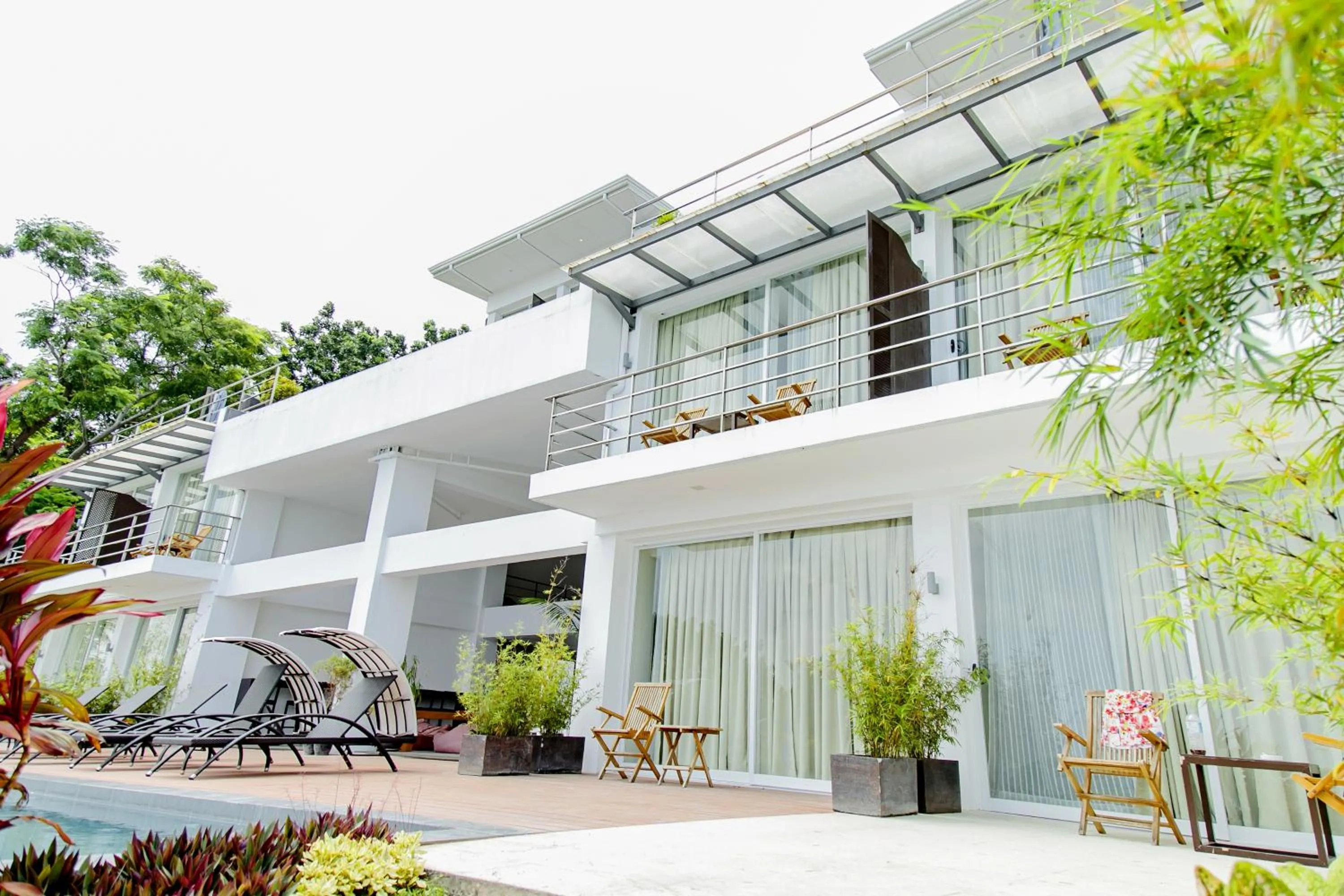 Property building in Ocean Suites Bohol Boutique Hotel