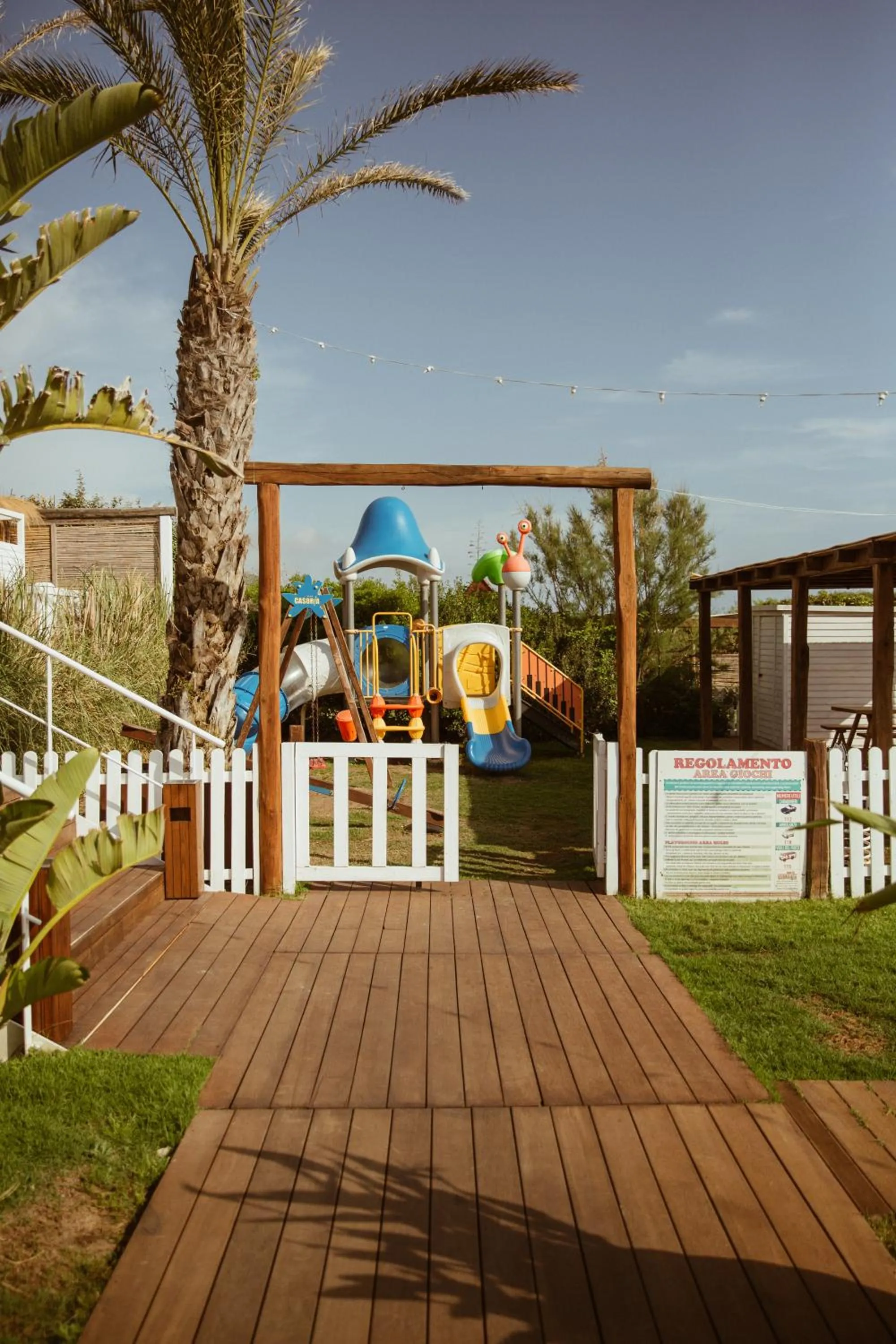 Children play ground in Cumeja Beach Club & Hotel