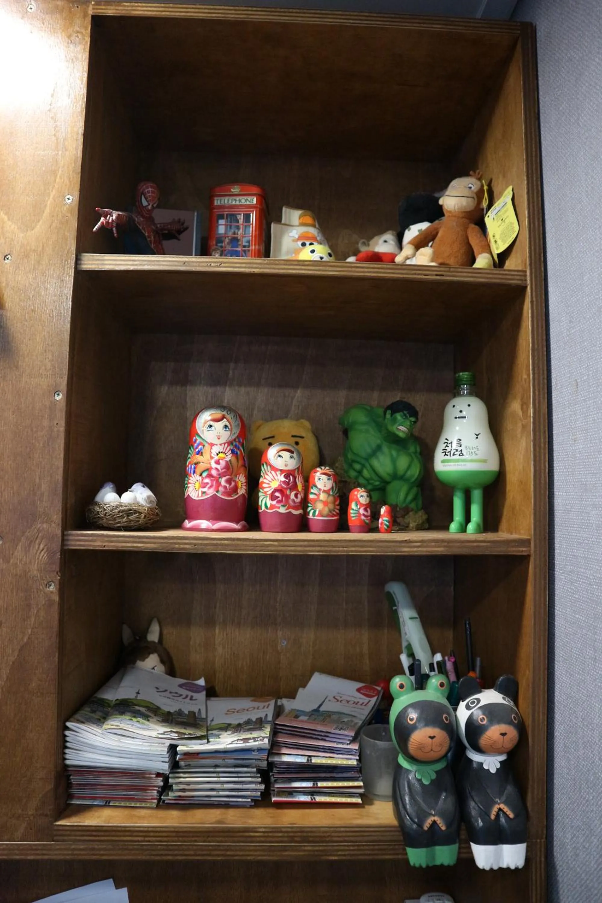 Communal lounge/ TV room in Zzzip Guesthouse in Hongdae