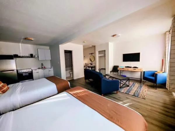 Bed in Kettle Valley Beach Resort