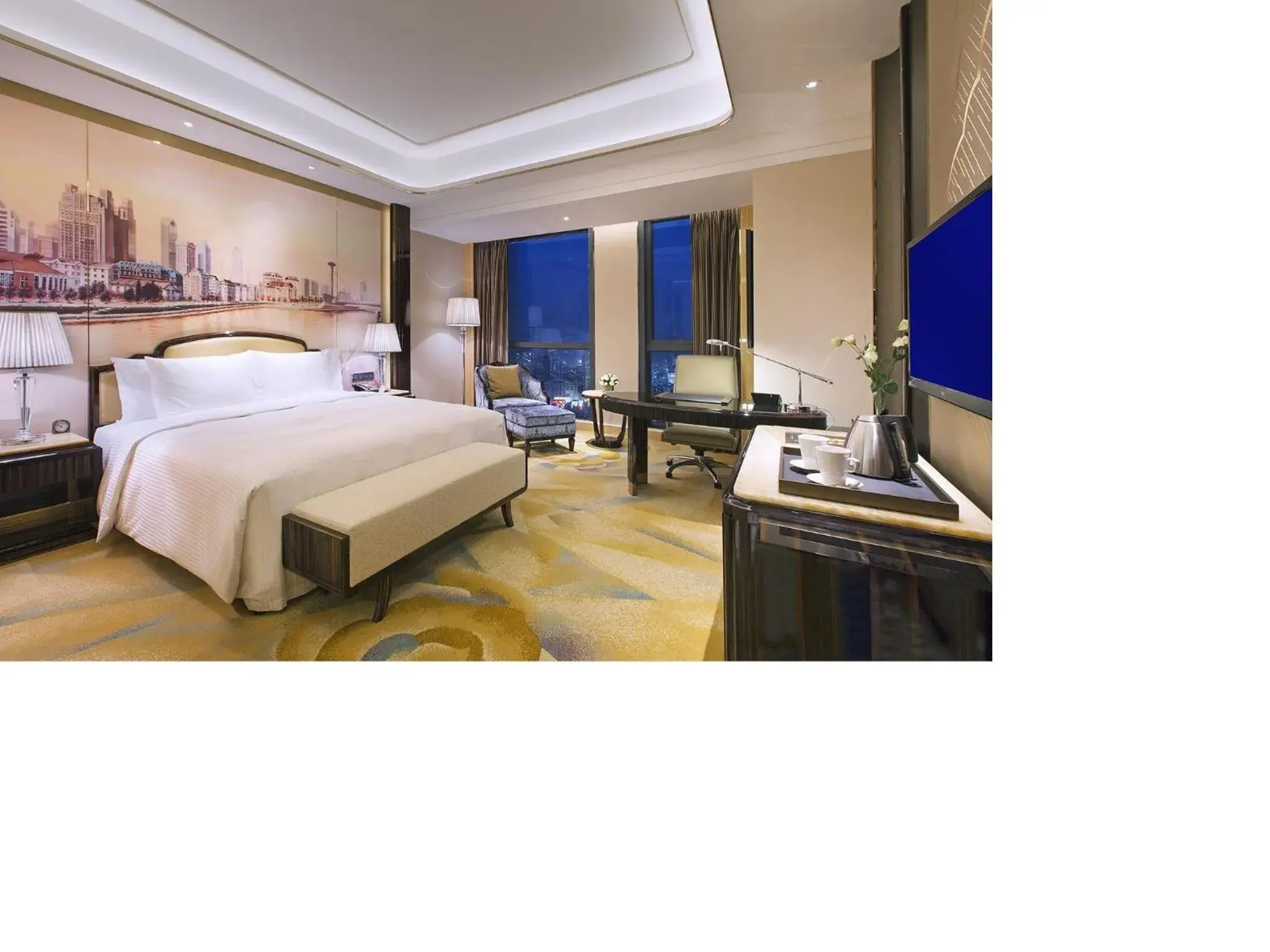 Executive King Room in Wanda Vista Tianjin Executive King Room in Wanda Vista Tianjin