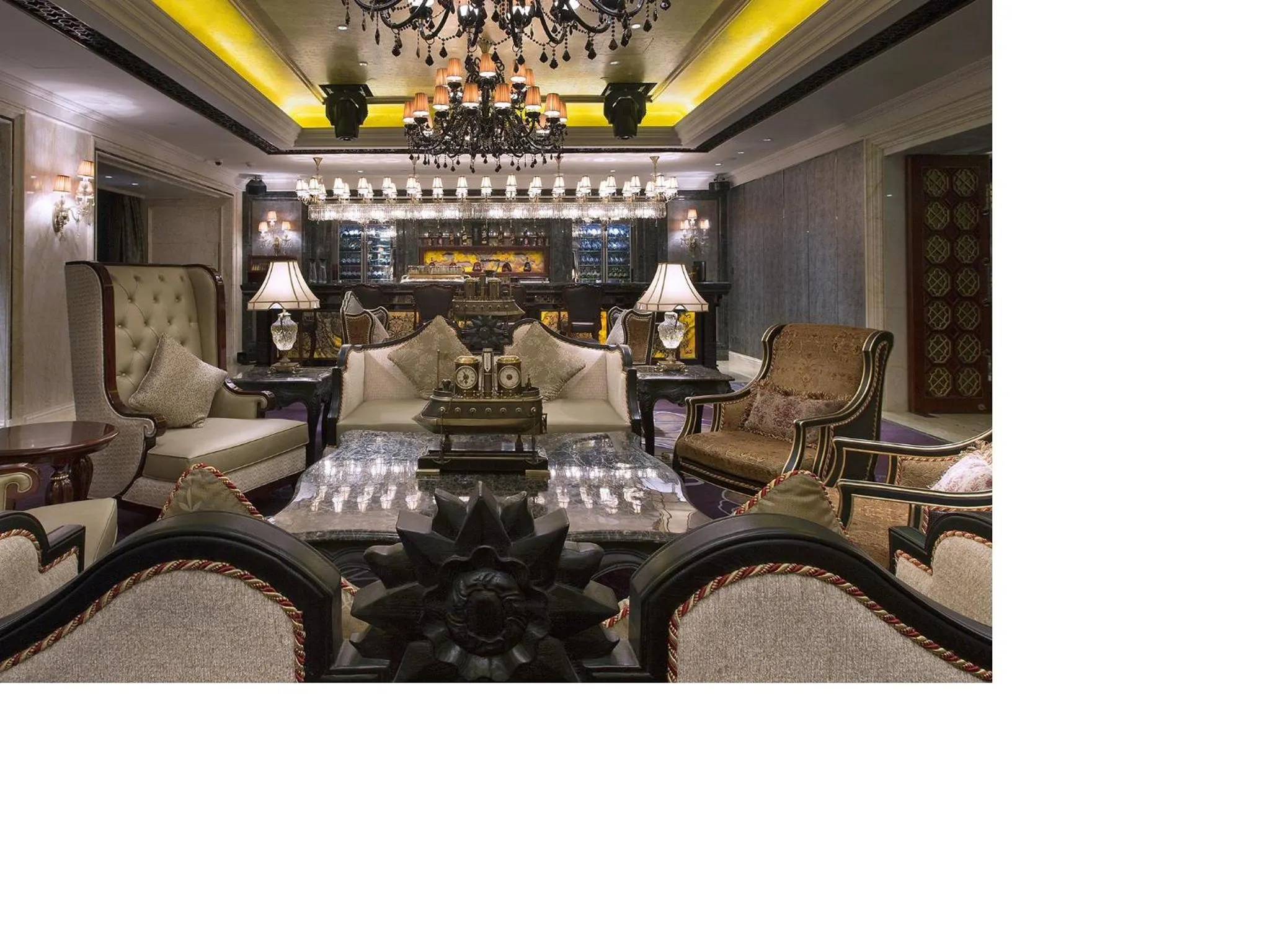 Living room in Wanda Vista Tianjin