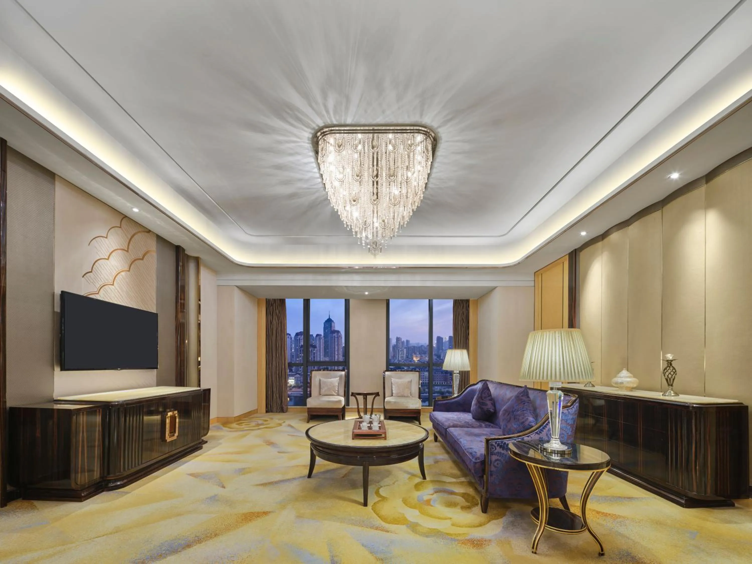 Living room in Wanda Vista Tianjin