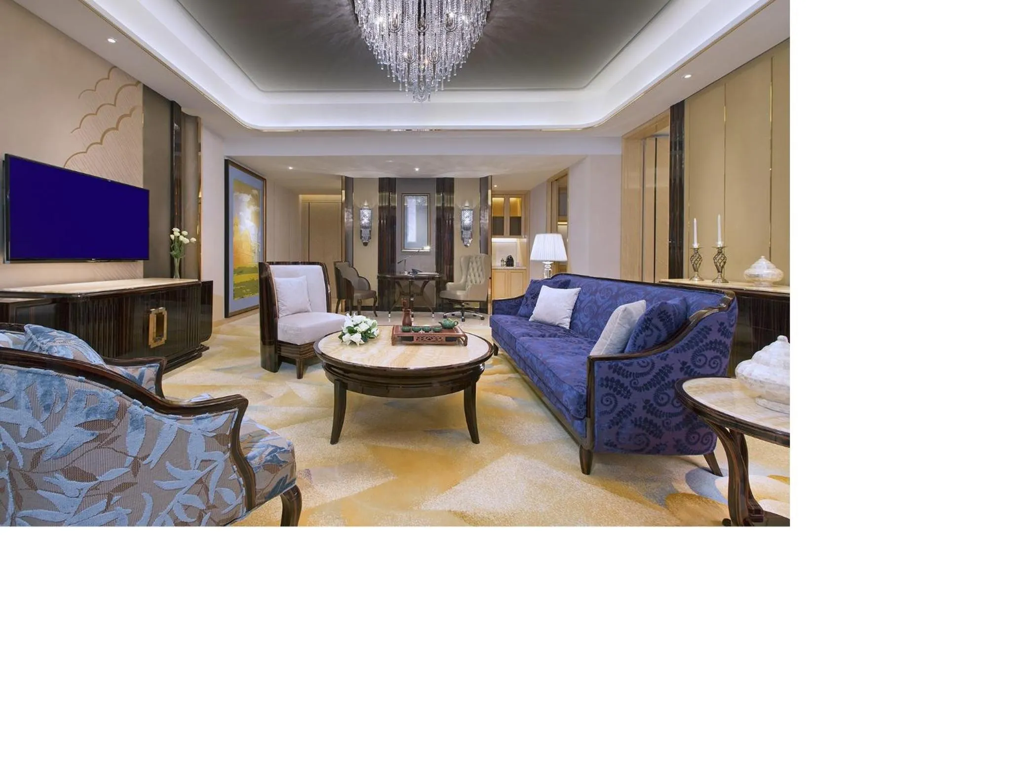 Decorative detail in Wanda Vista Tianjin