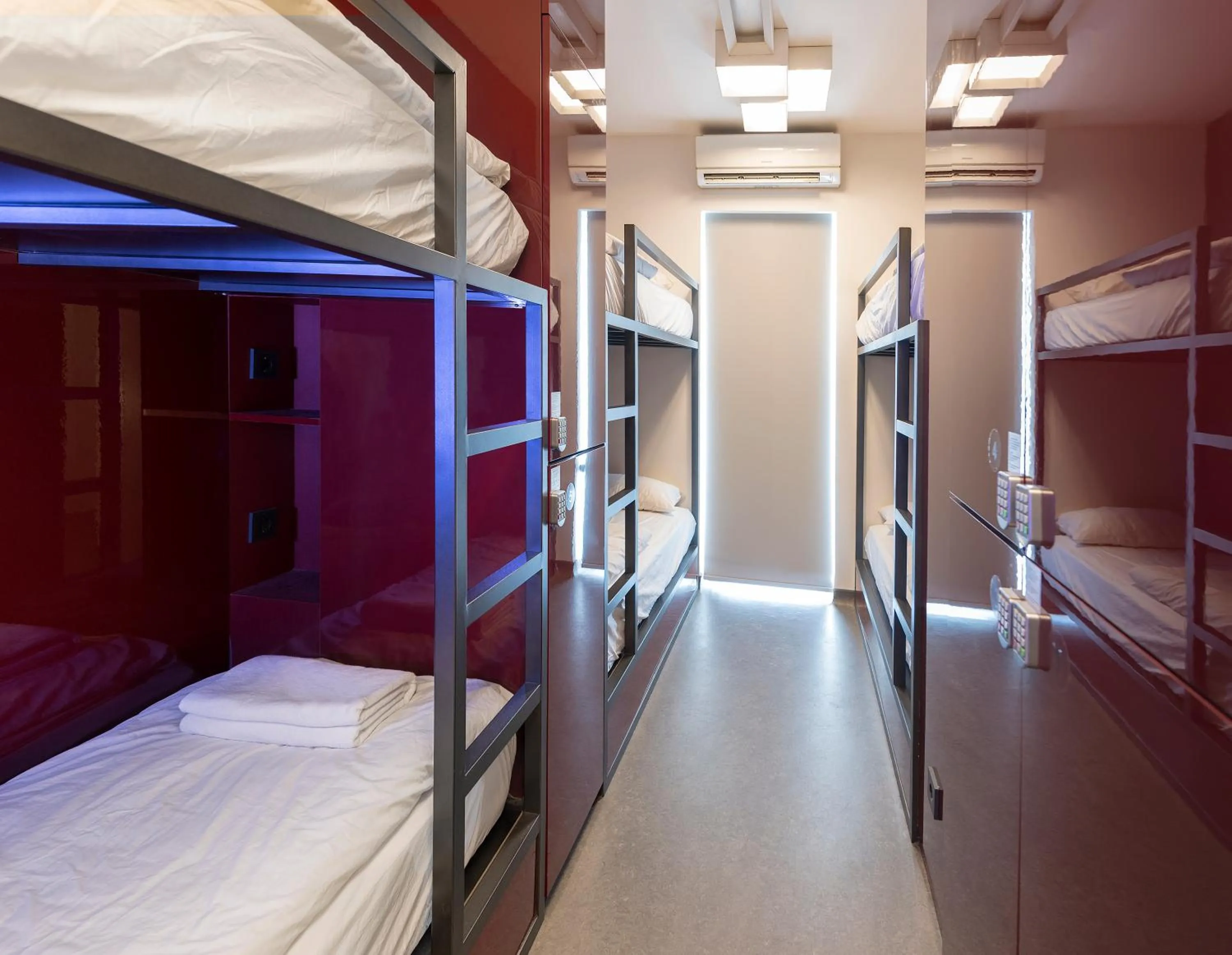 Decorative detail, Bed in Wabi Hostels