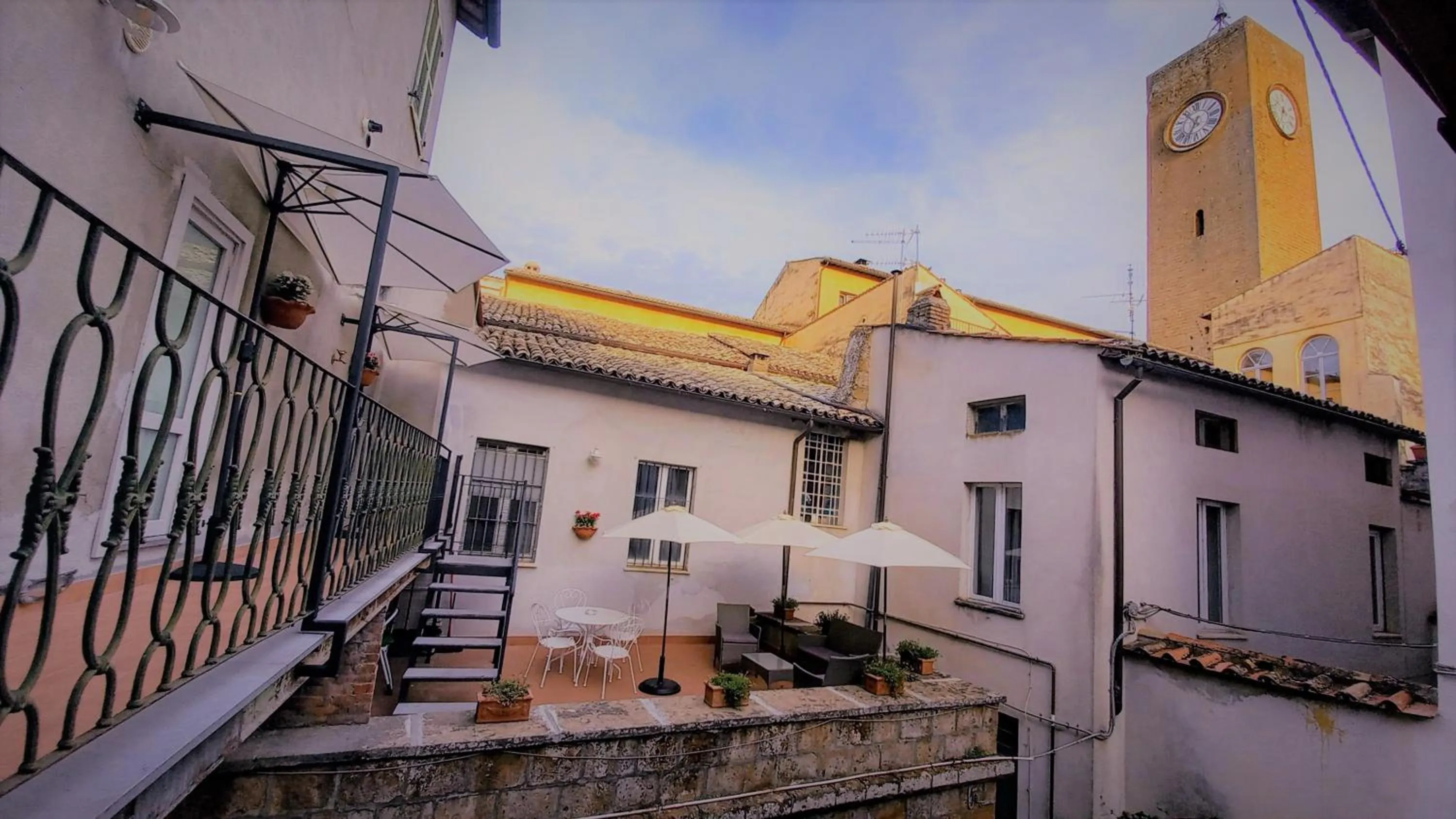 Balcony/Terrace in Appartamenti Urbevetus