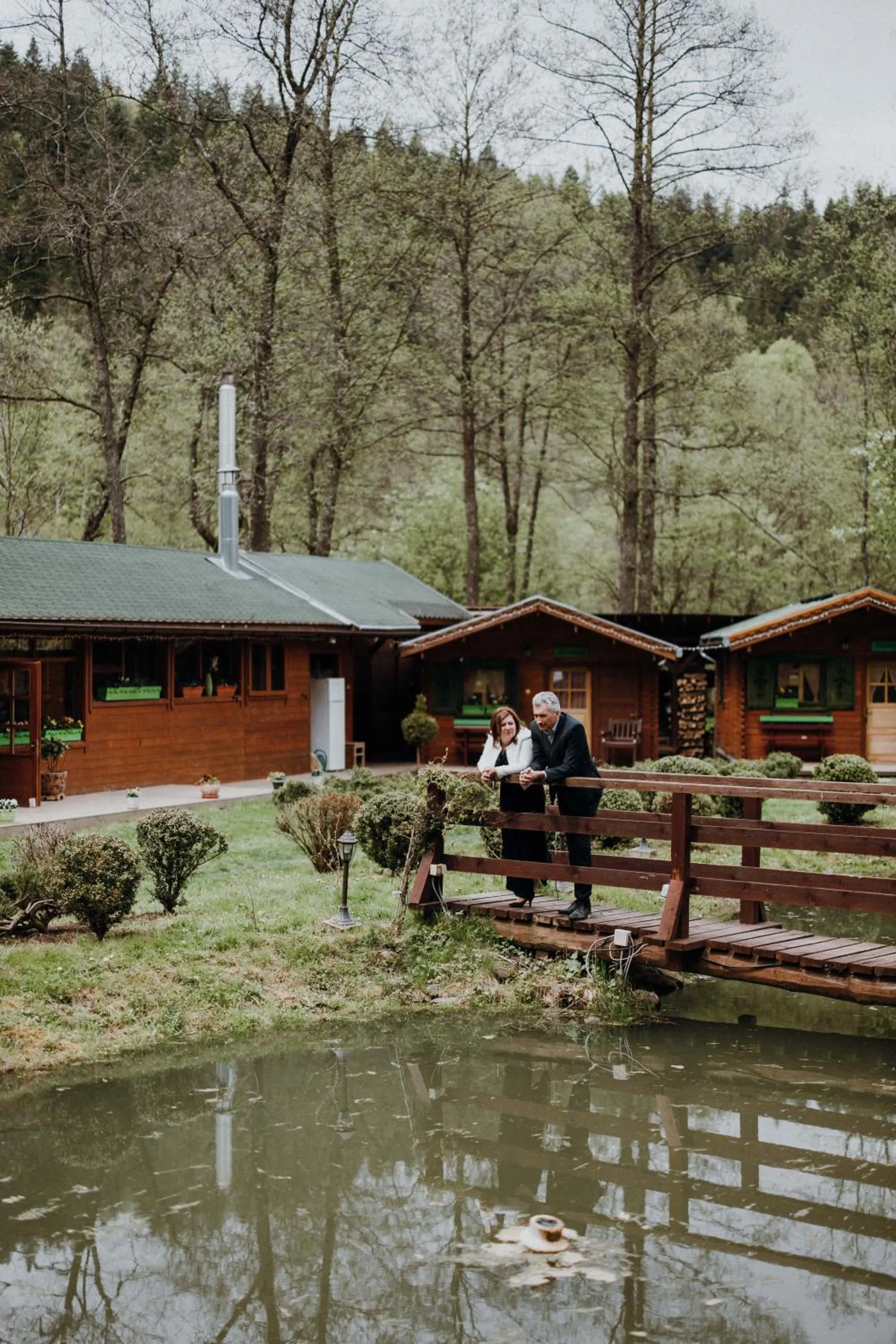 Inner courtyard view in Vidra Park
