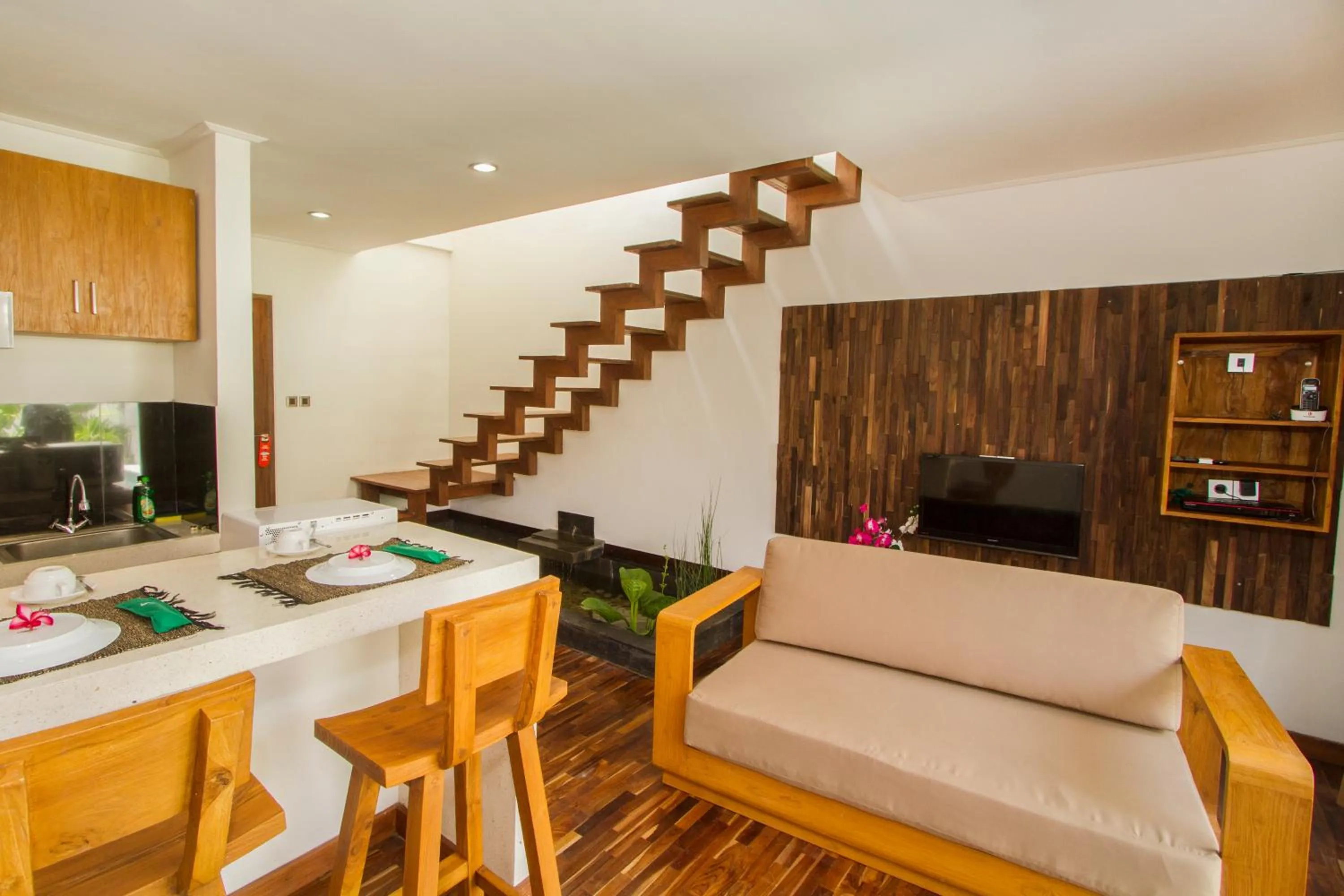 Living room in Delu Villas & Suite