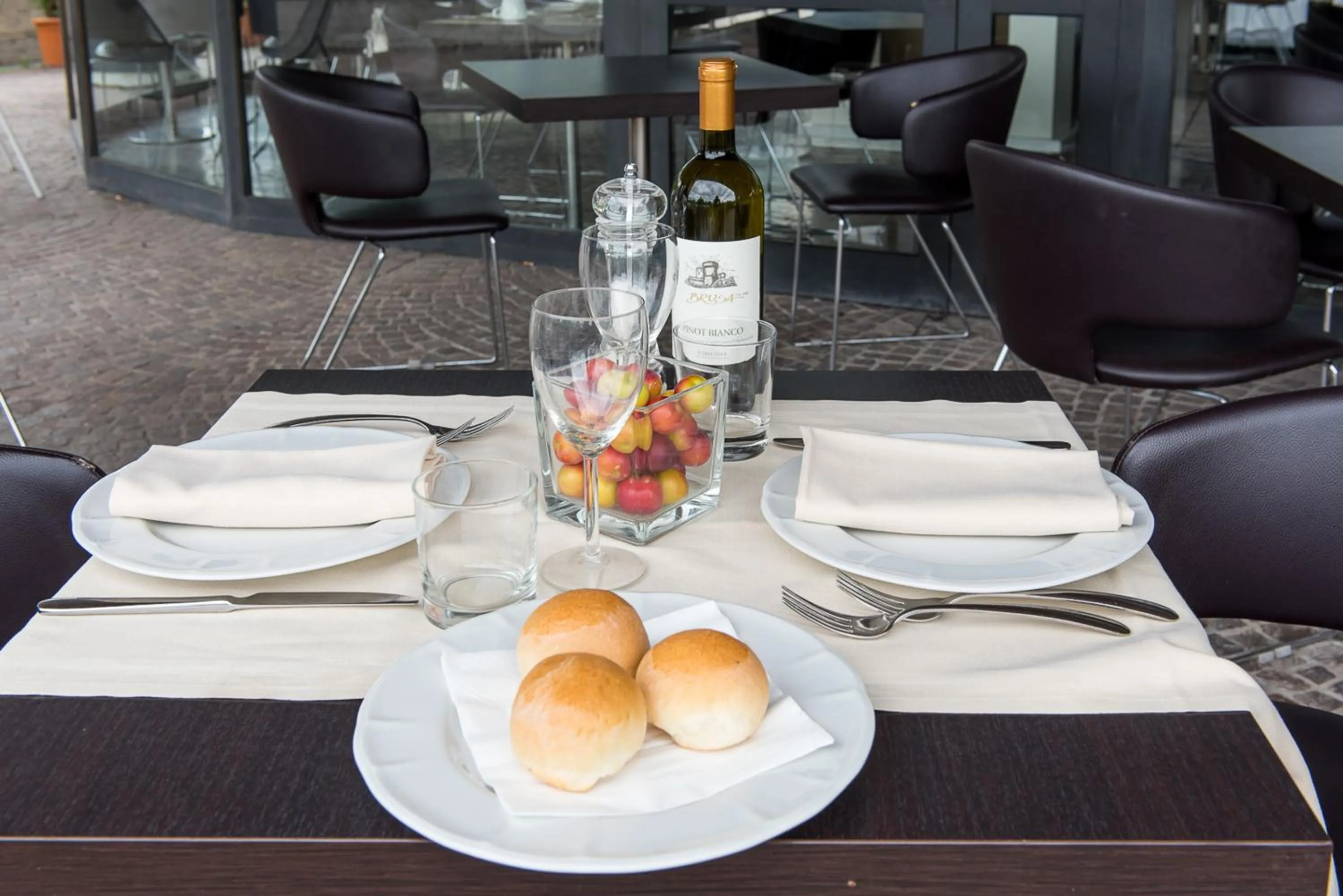 Food close-up in Sotel Nomentana Roma