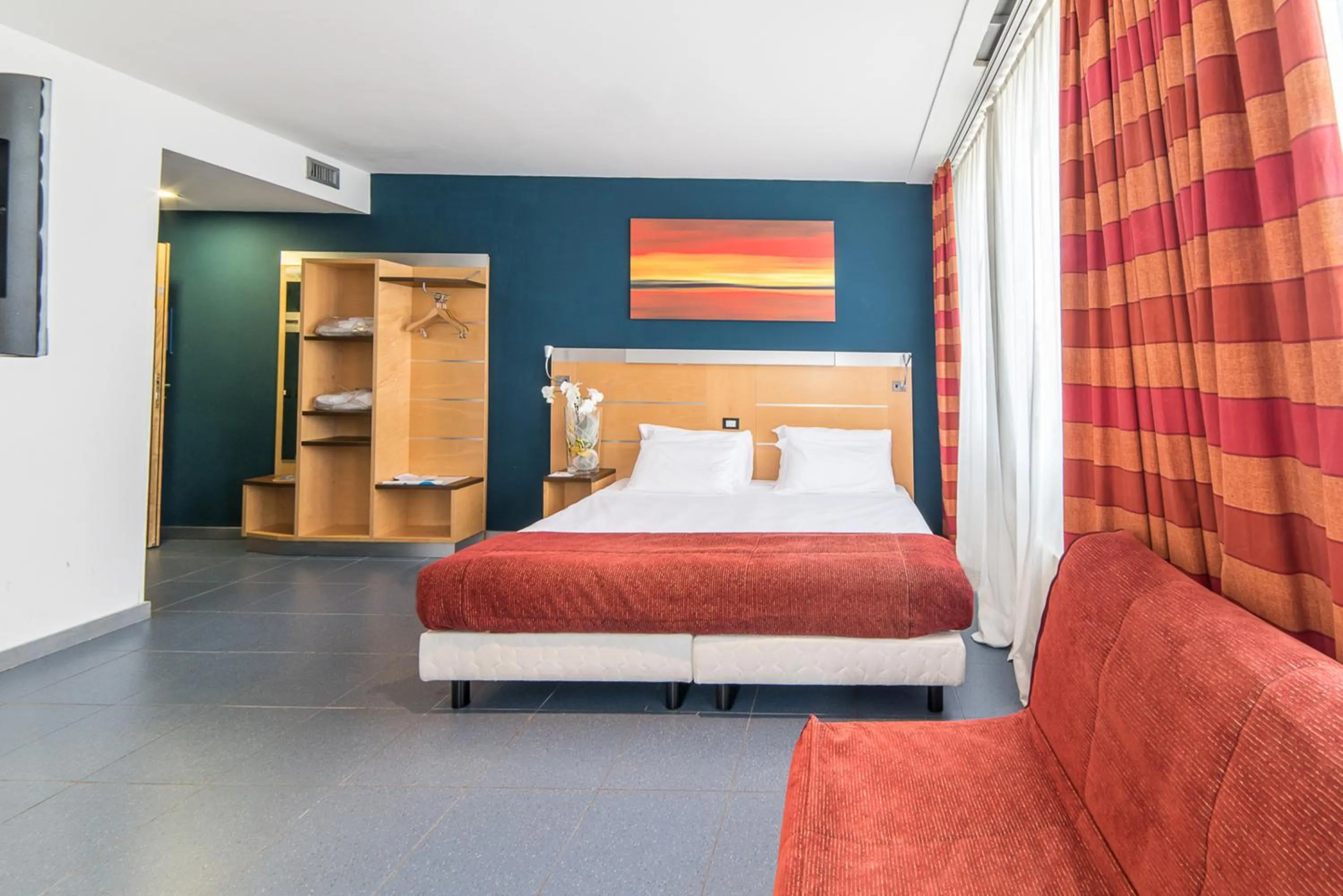 Bedroom, Bed in Sotel Nomentana Roma