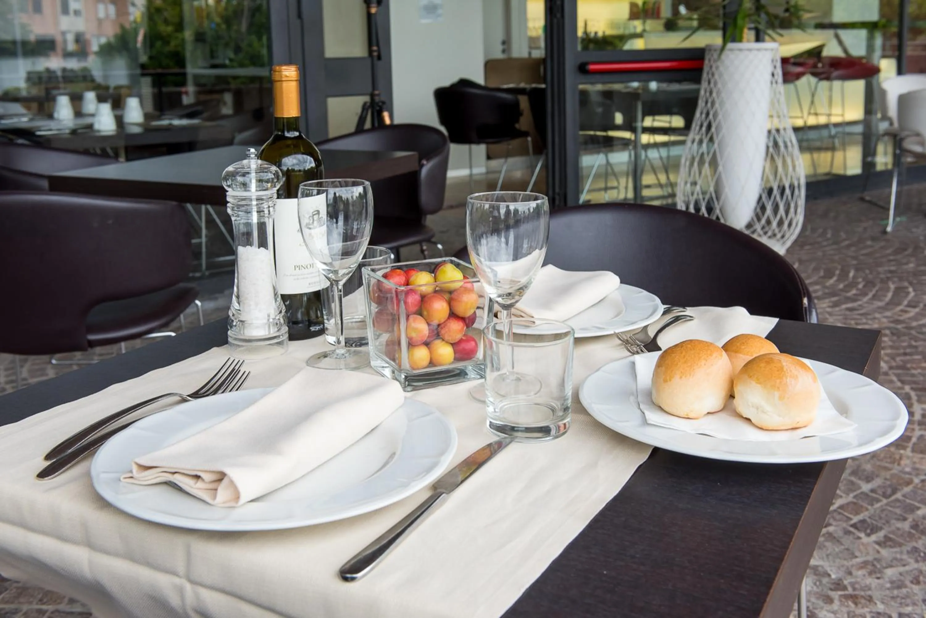 Food close-up in Sotel Nomentana Roma