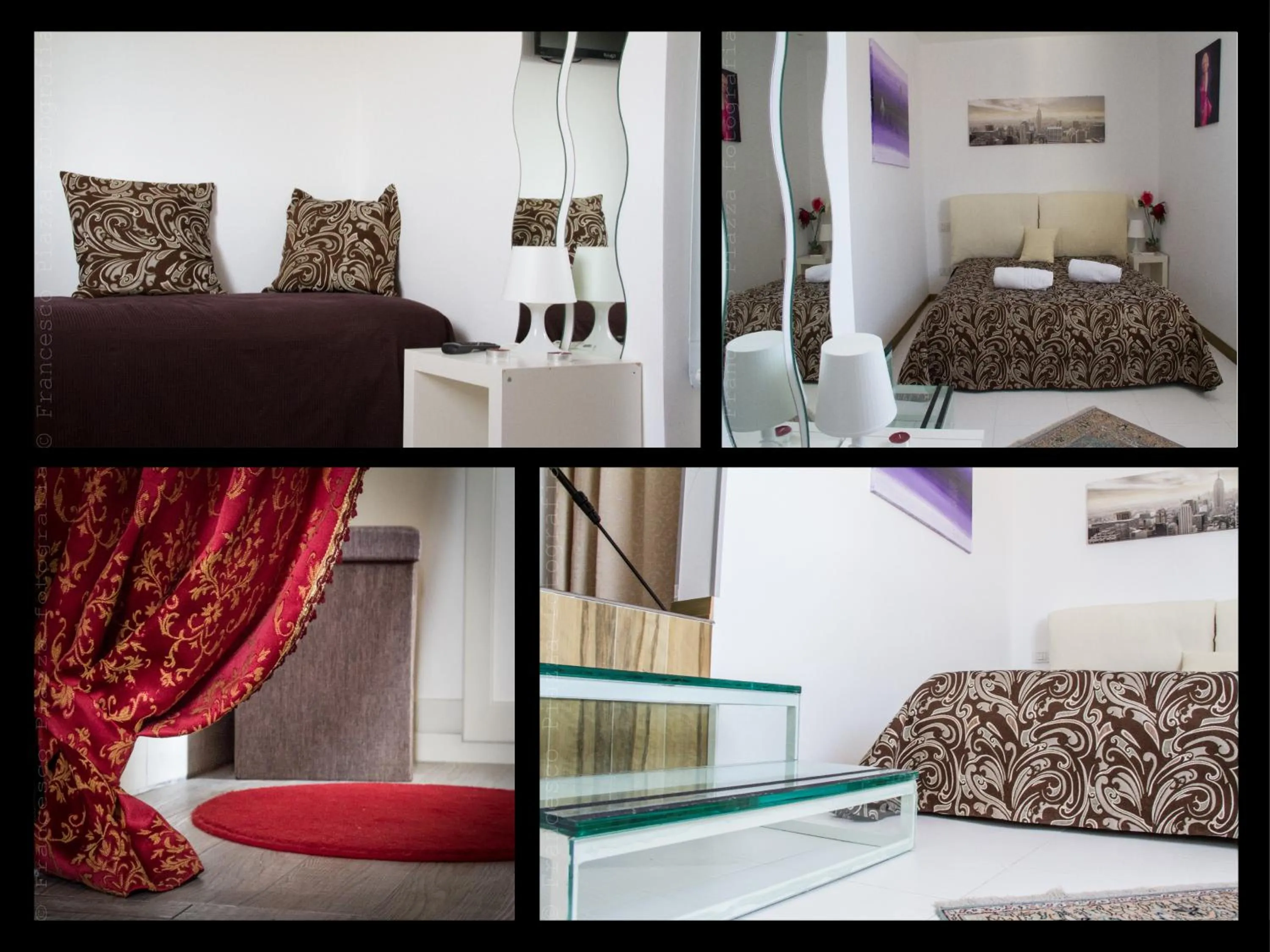 Balcony/Terrace, Bed in B&B Panoramic