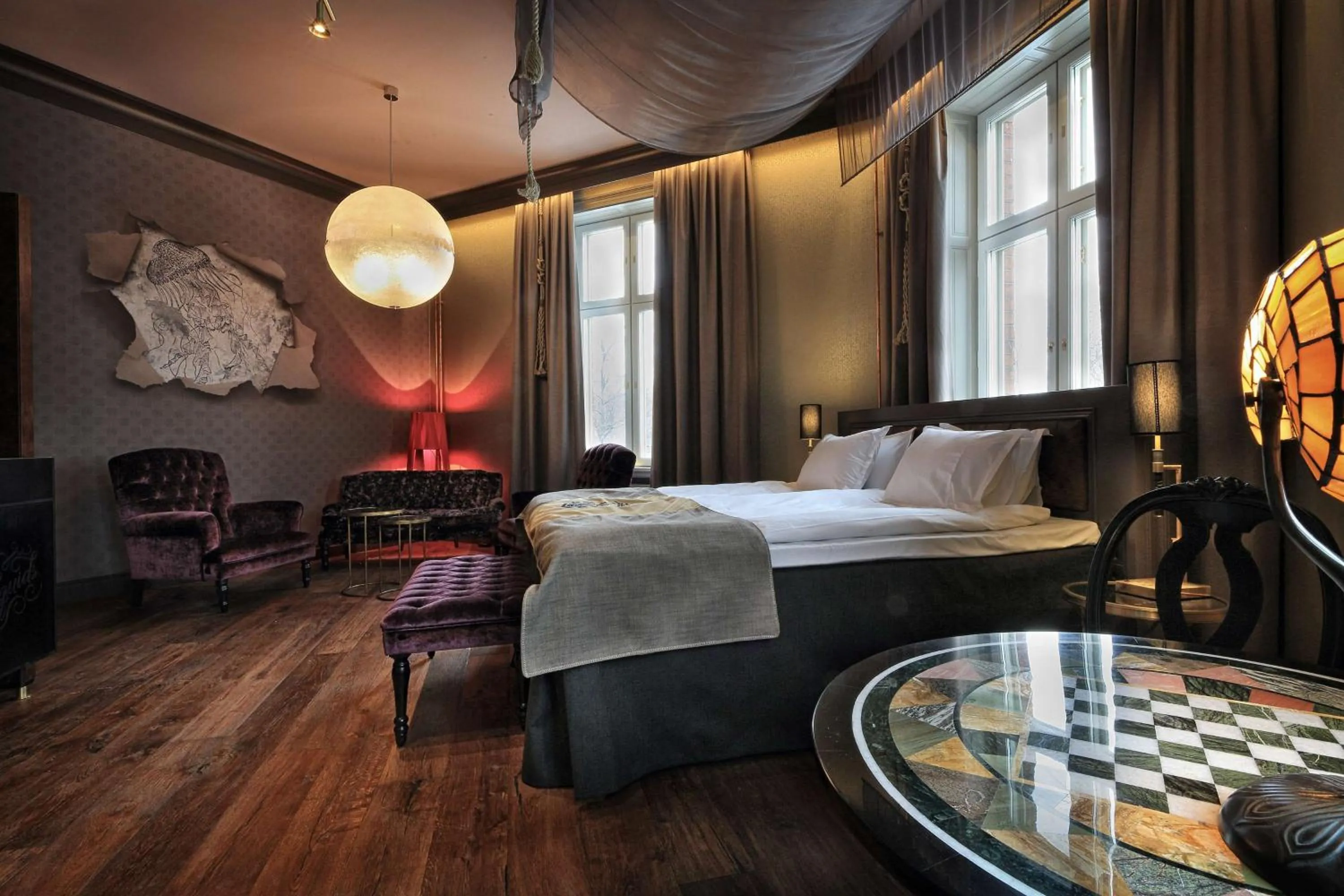 Bedroom, Bed in Stora Hotellet; BW Premier Collection