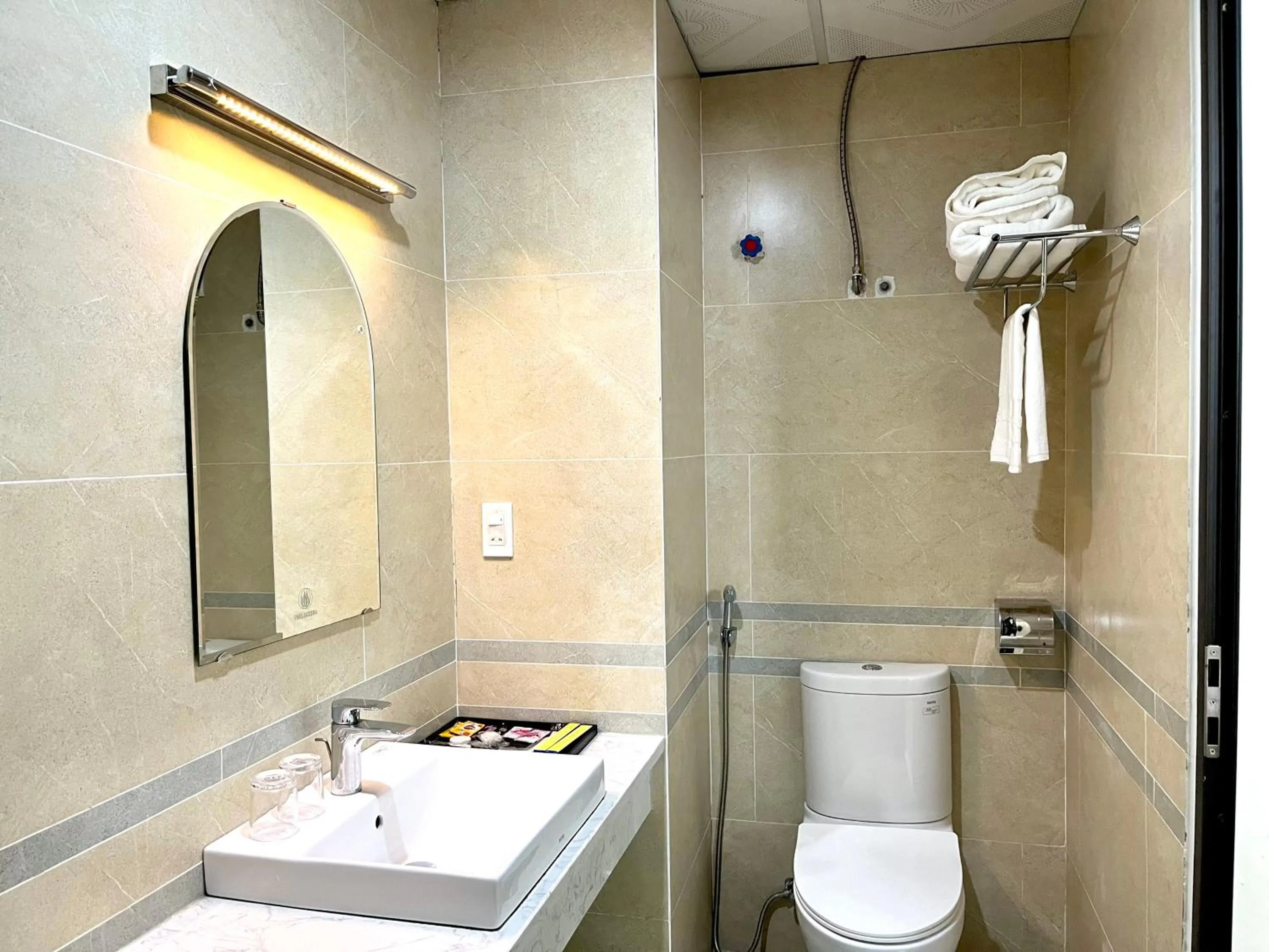 Bathroom in CAT BA ROSALIA HOTEL