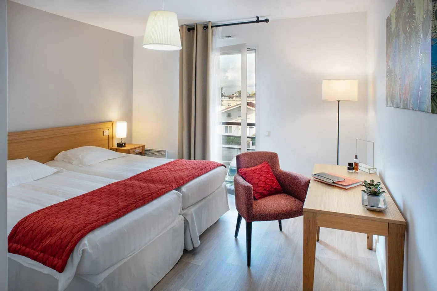 Bedroom, Bed in Domitys Les Sources de Gascogne