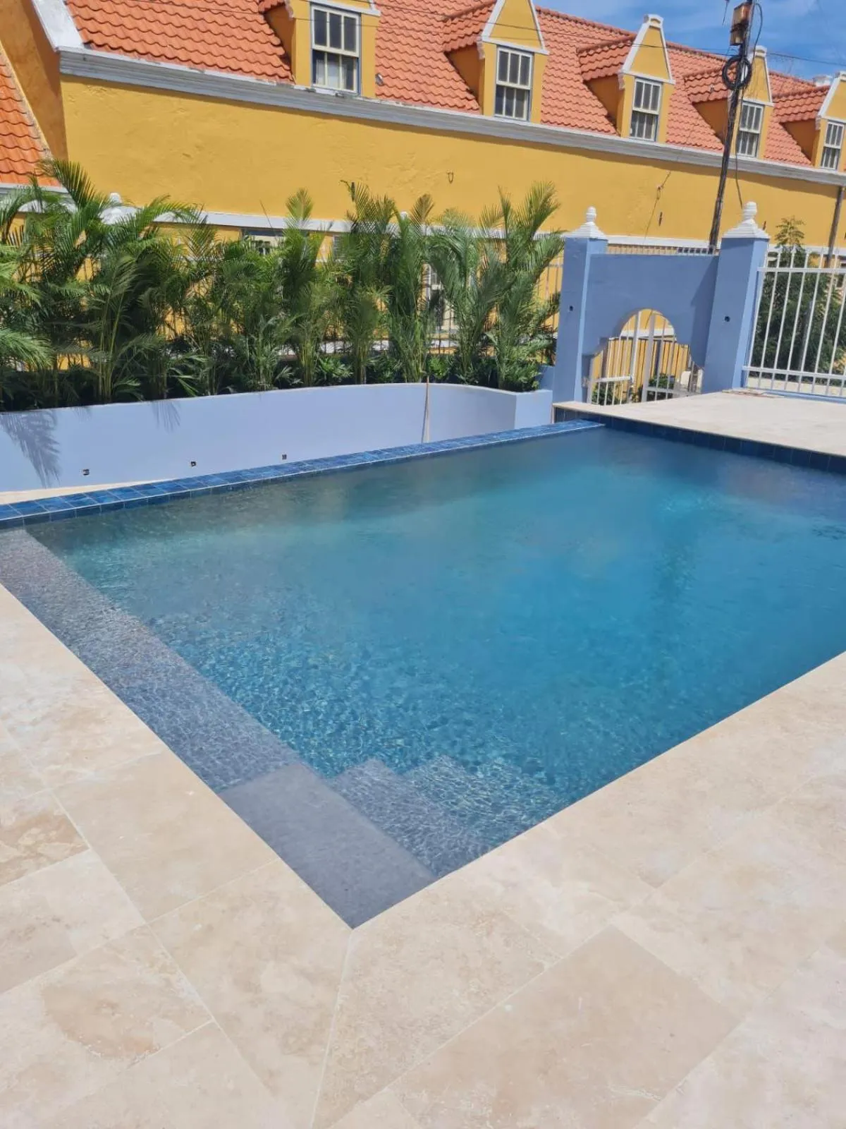 Pool view in Atelier Skalo Boutique Hotel