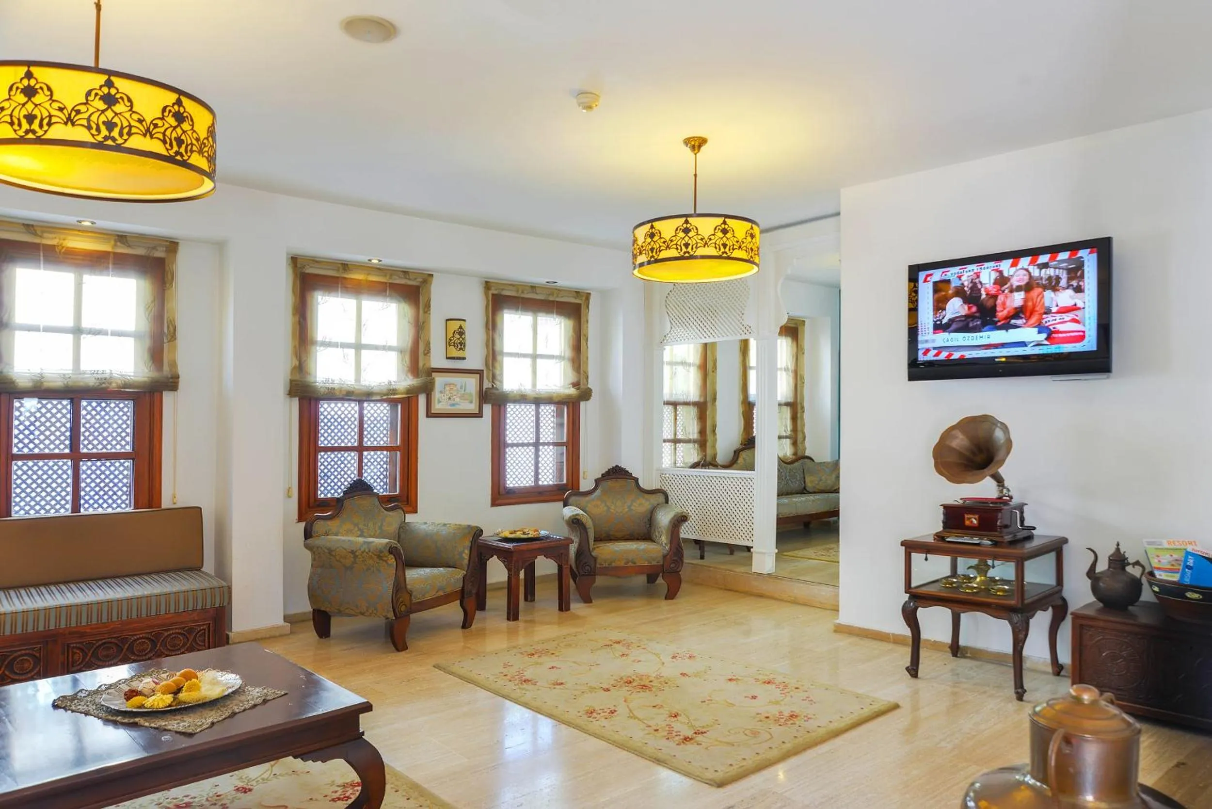 Lobby or reception in Argos Hotel