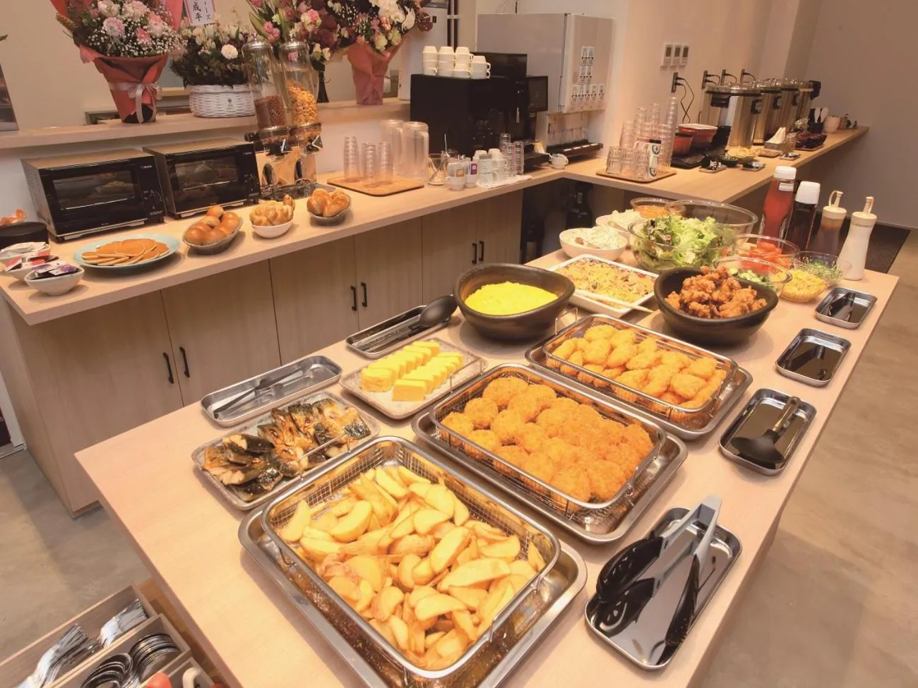 Buffet breakfast in Sotetsu Fresa Inn Sapporo-Susukino