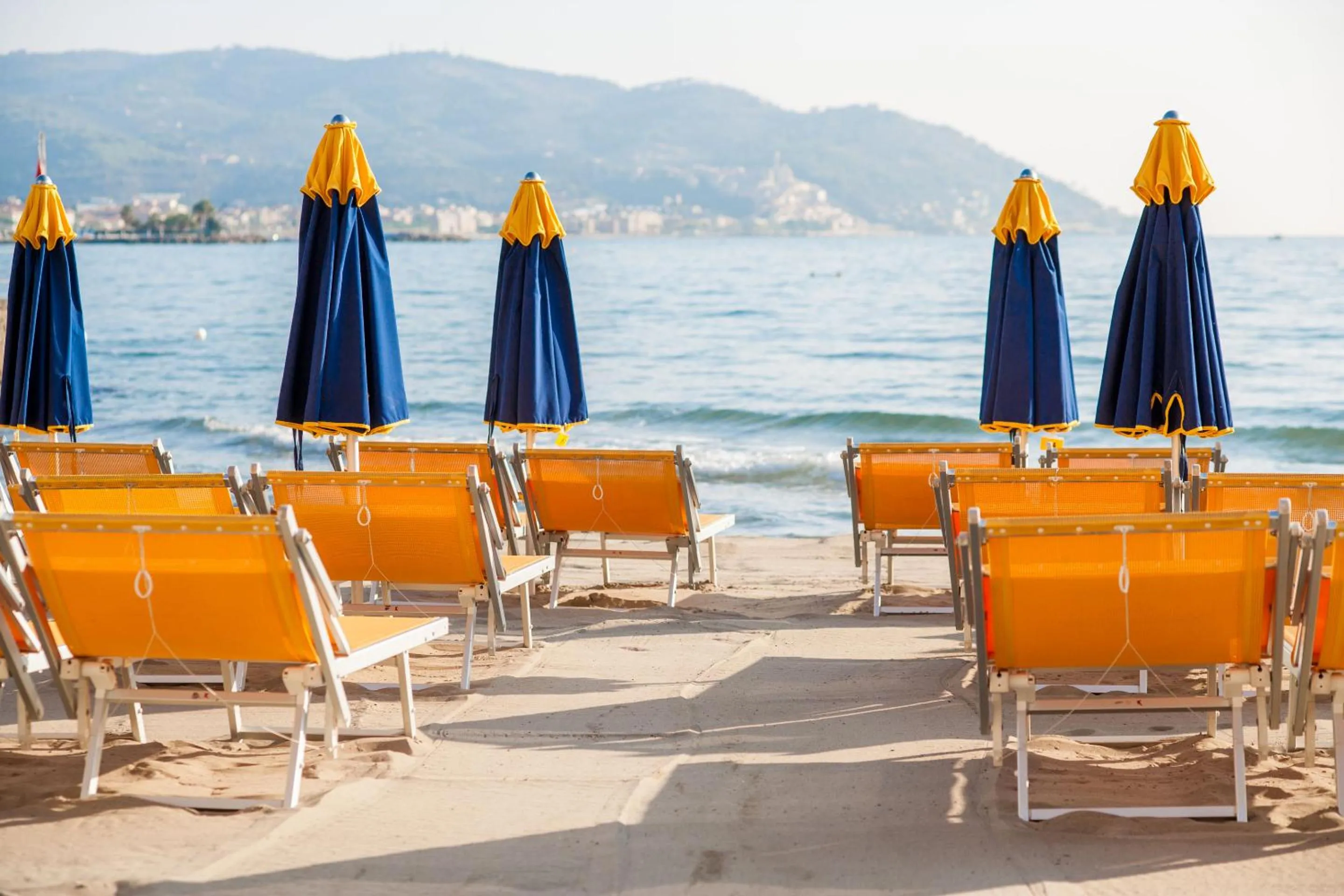 Beach in Hotel Golfo e Palme