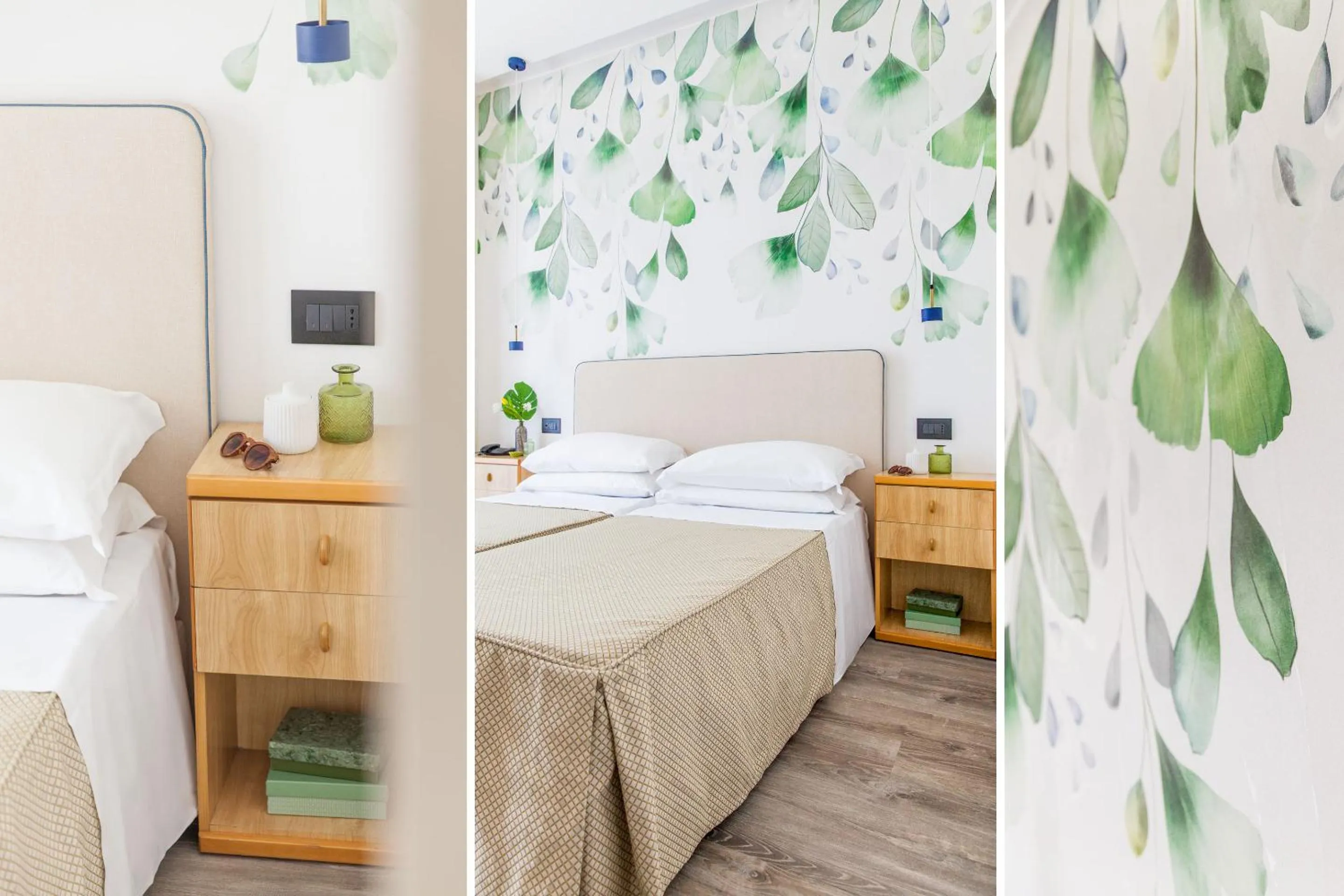 Bed in Hotel Golfo e Palme