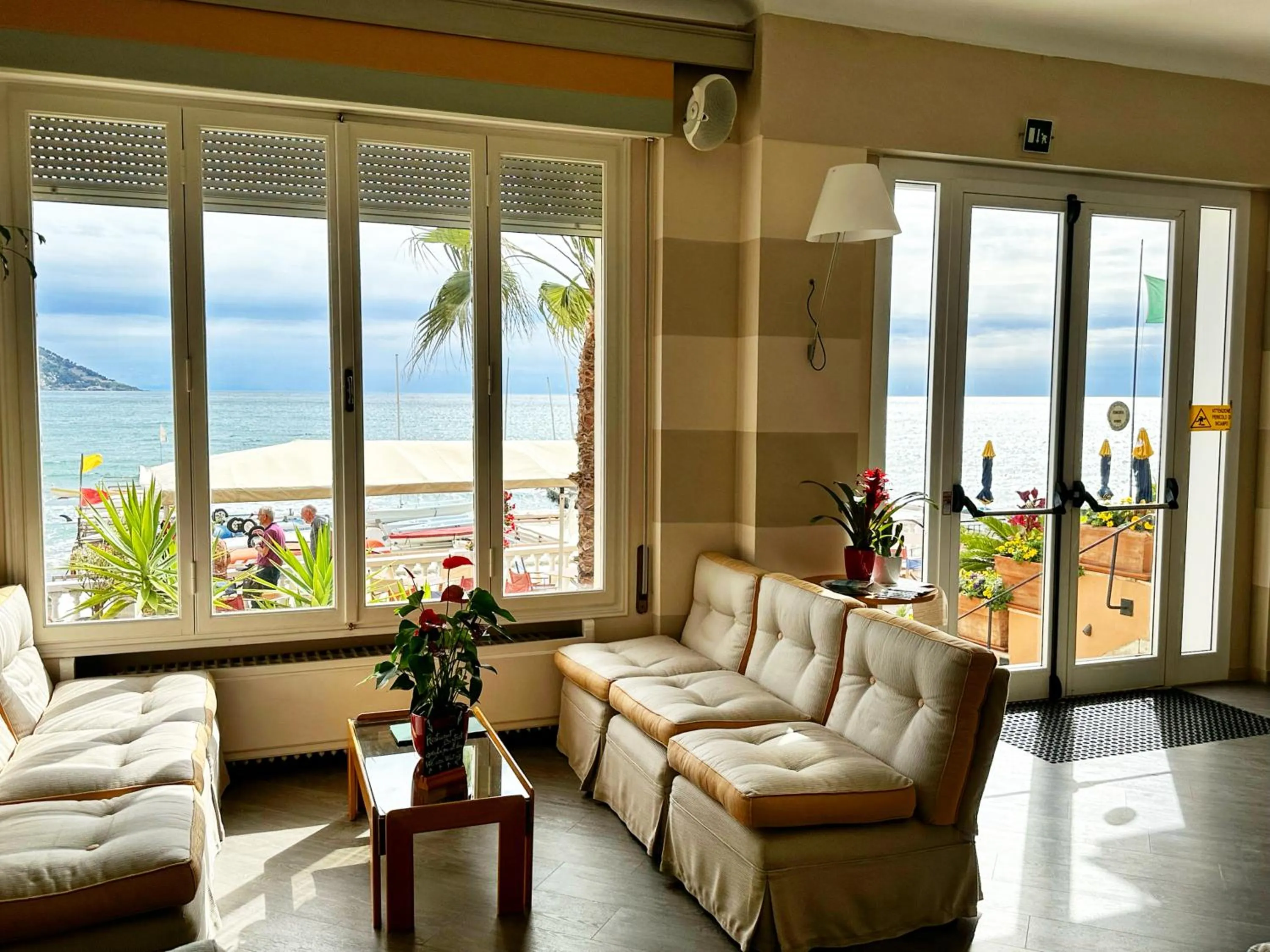 Lobby or reception in Hotel Golfo e Palme