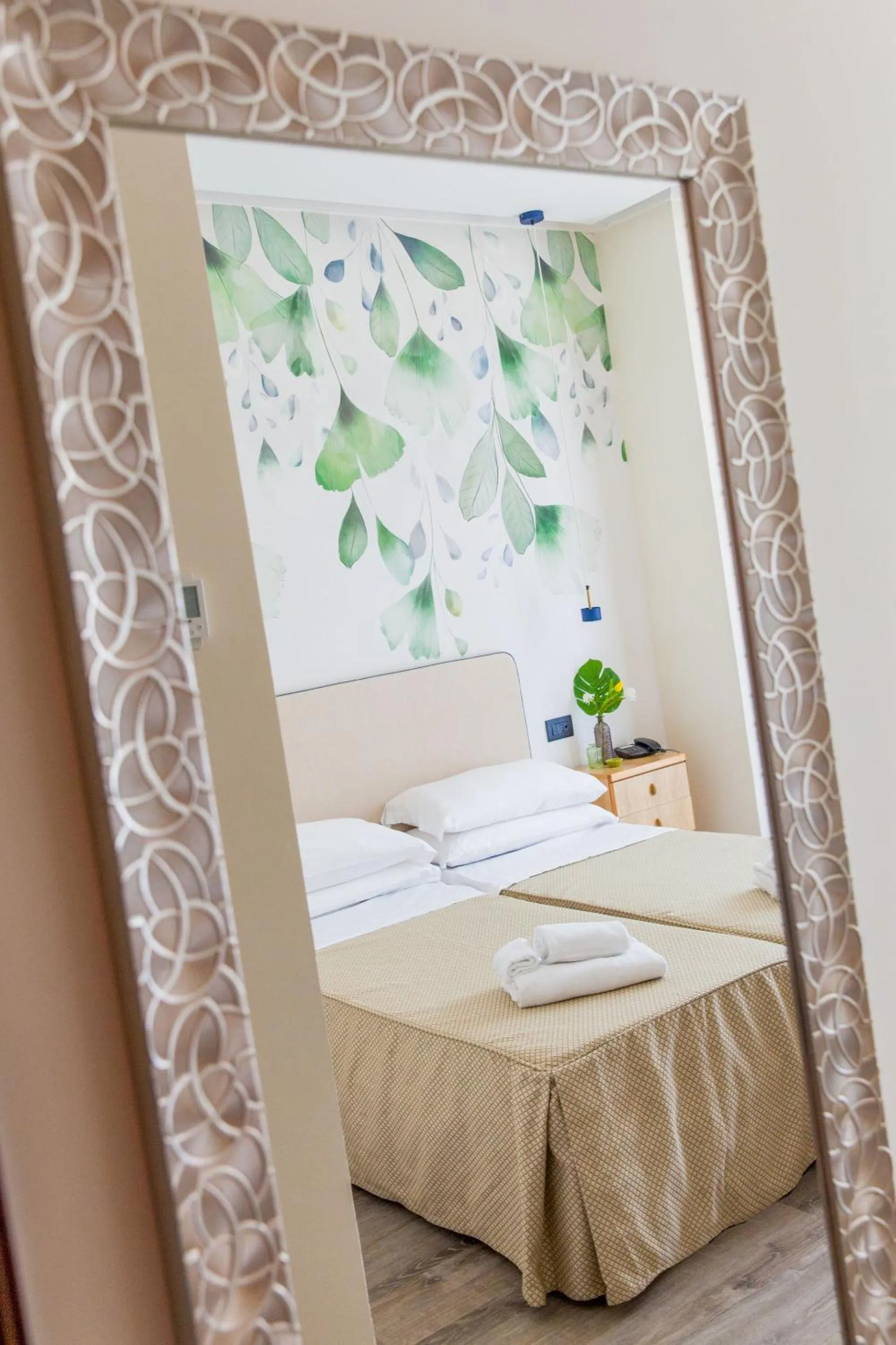 Decorative detail, Bed in Hotel Golfo e Palme