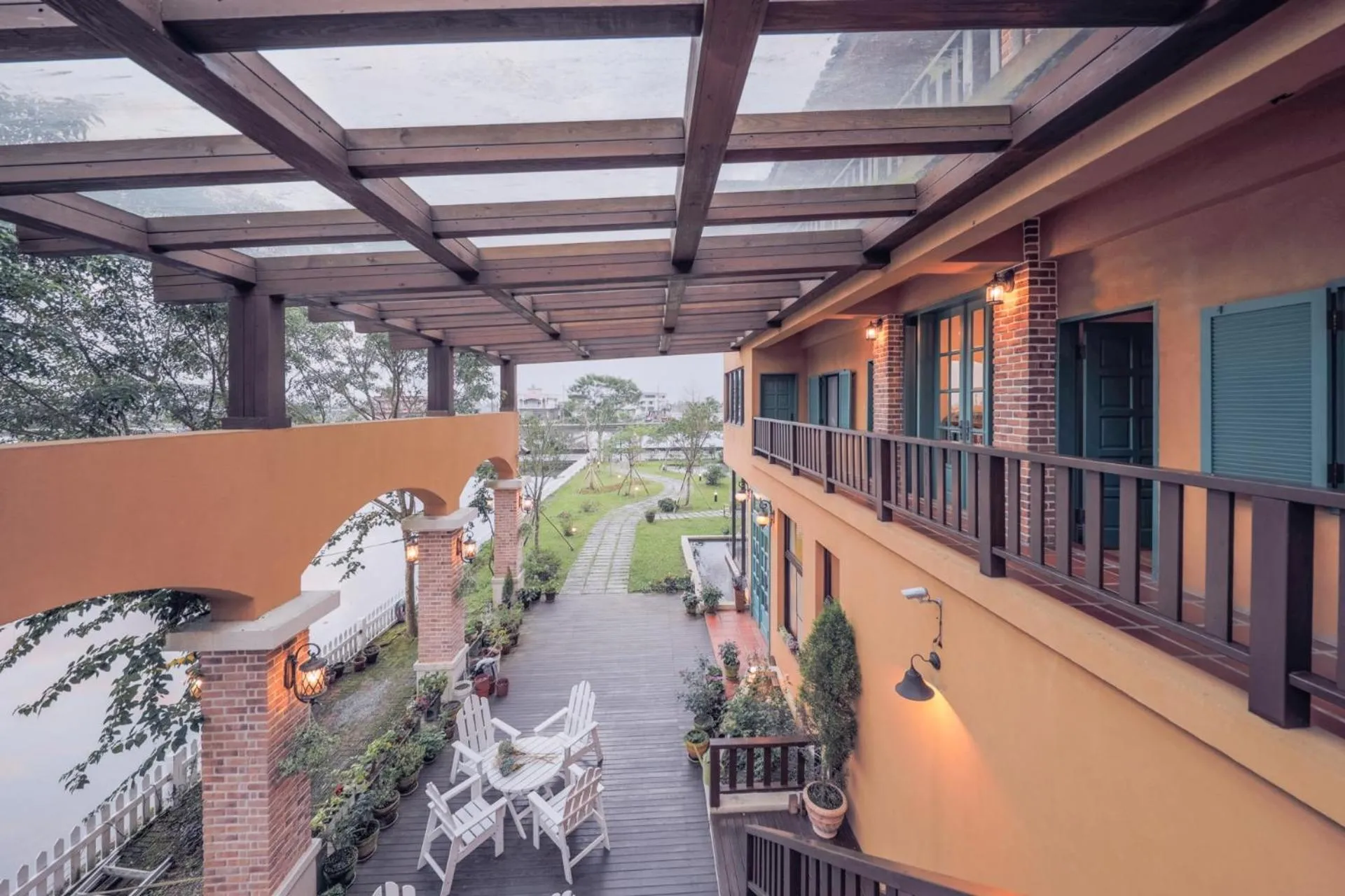 Patio in Sunday Home