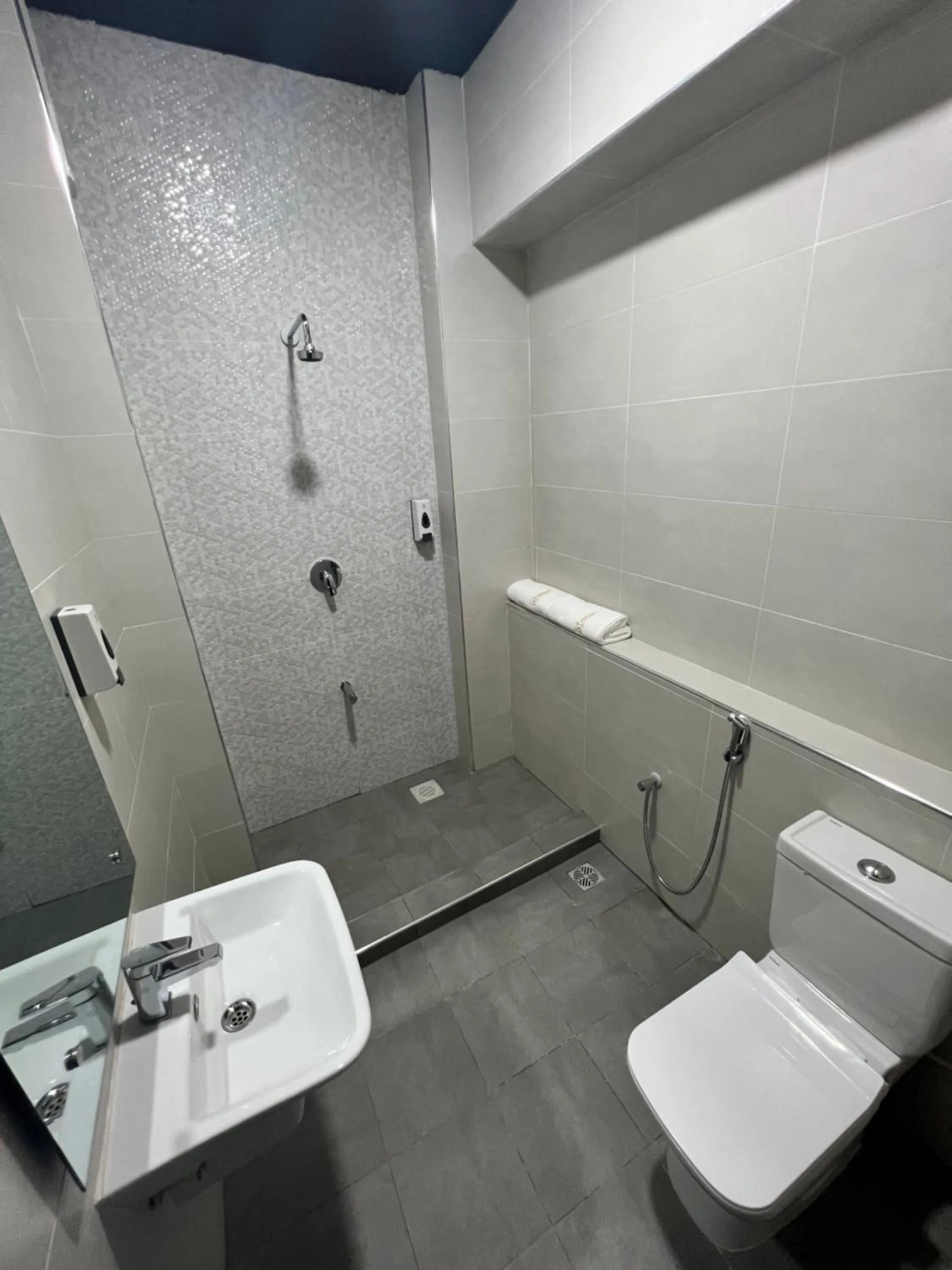 Shower in The Ivory Suites