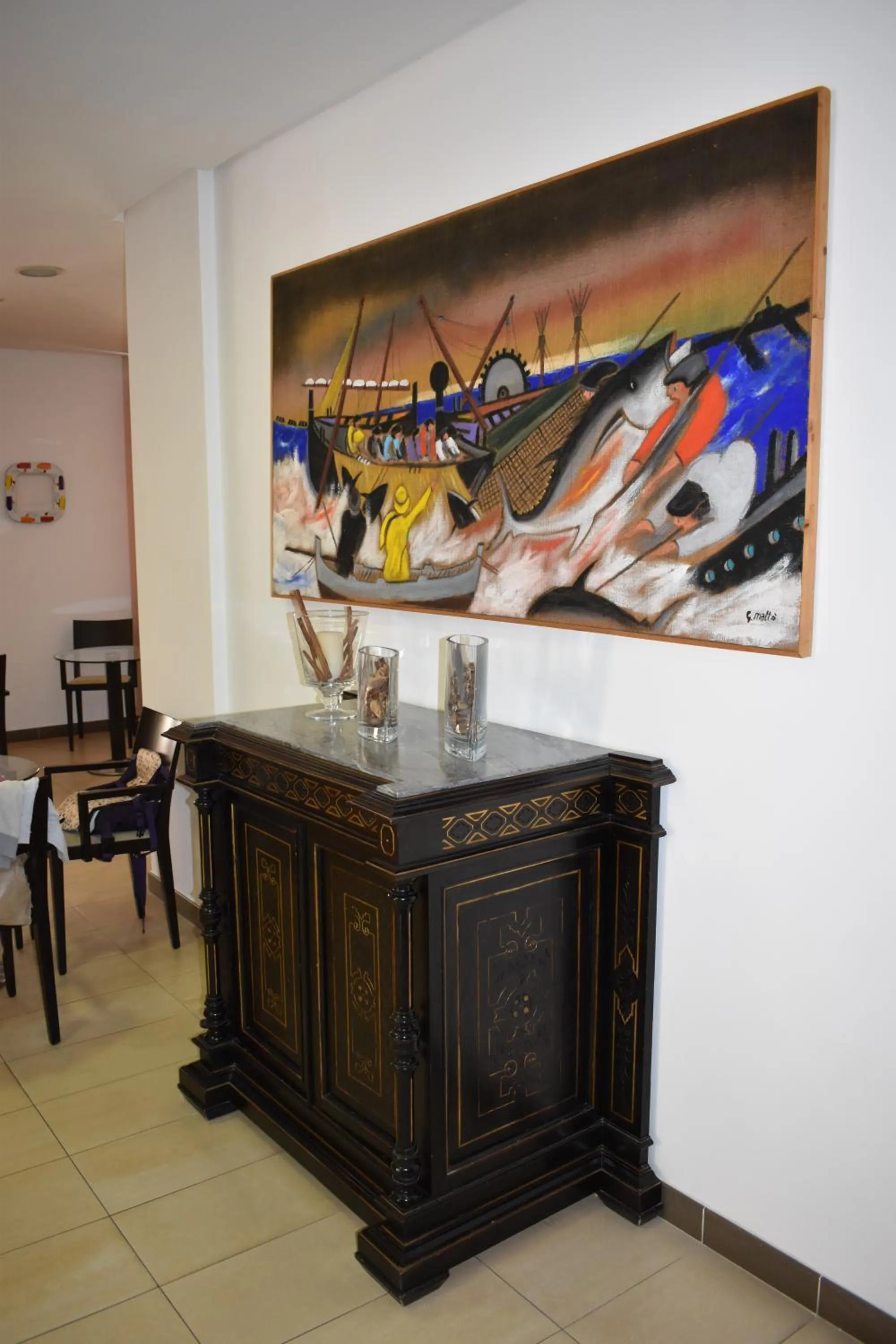 Lobby or reception in Hotel Il Portico