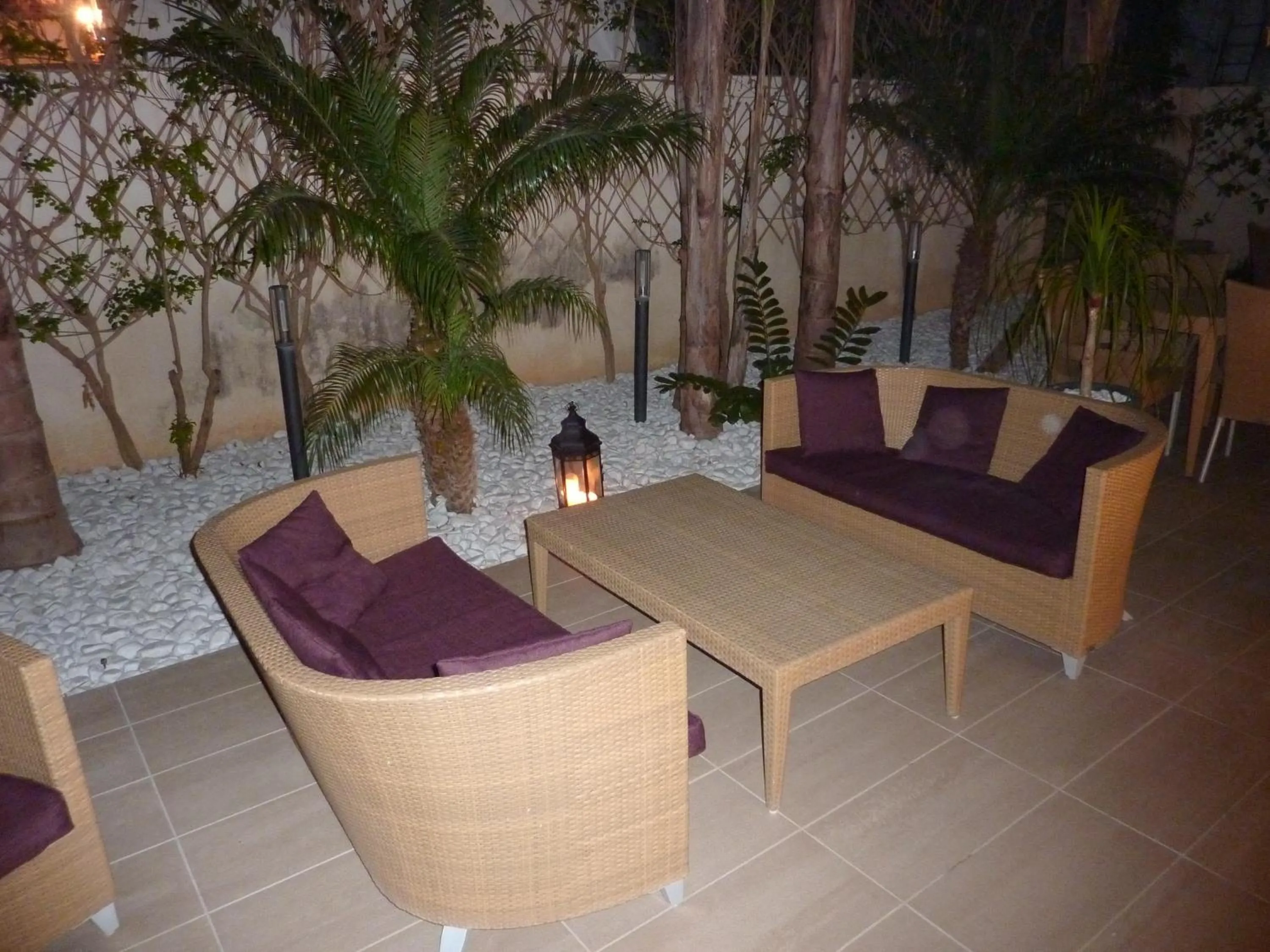 Patio in Hotel Il Portico