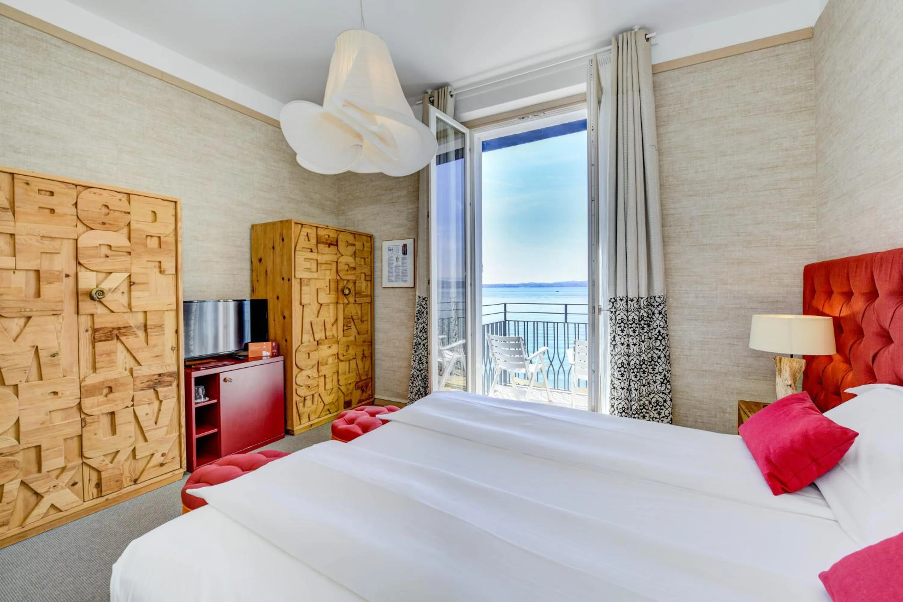 View (from property/room), Bed in Hotel Flaminia