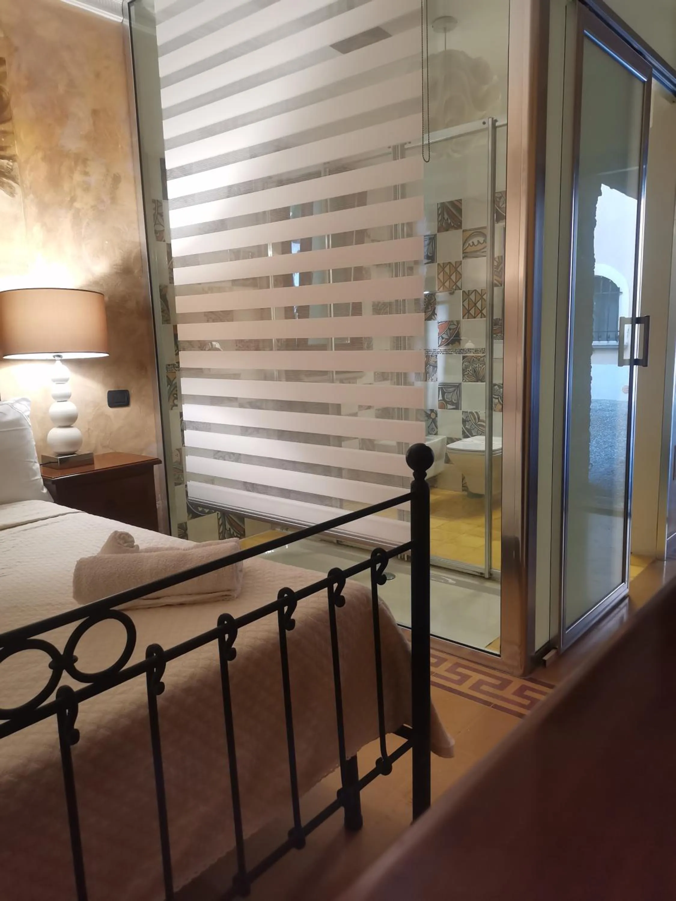 Bedroom, Bed in Hotel Villa Antica Tropea