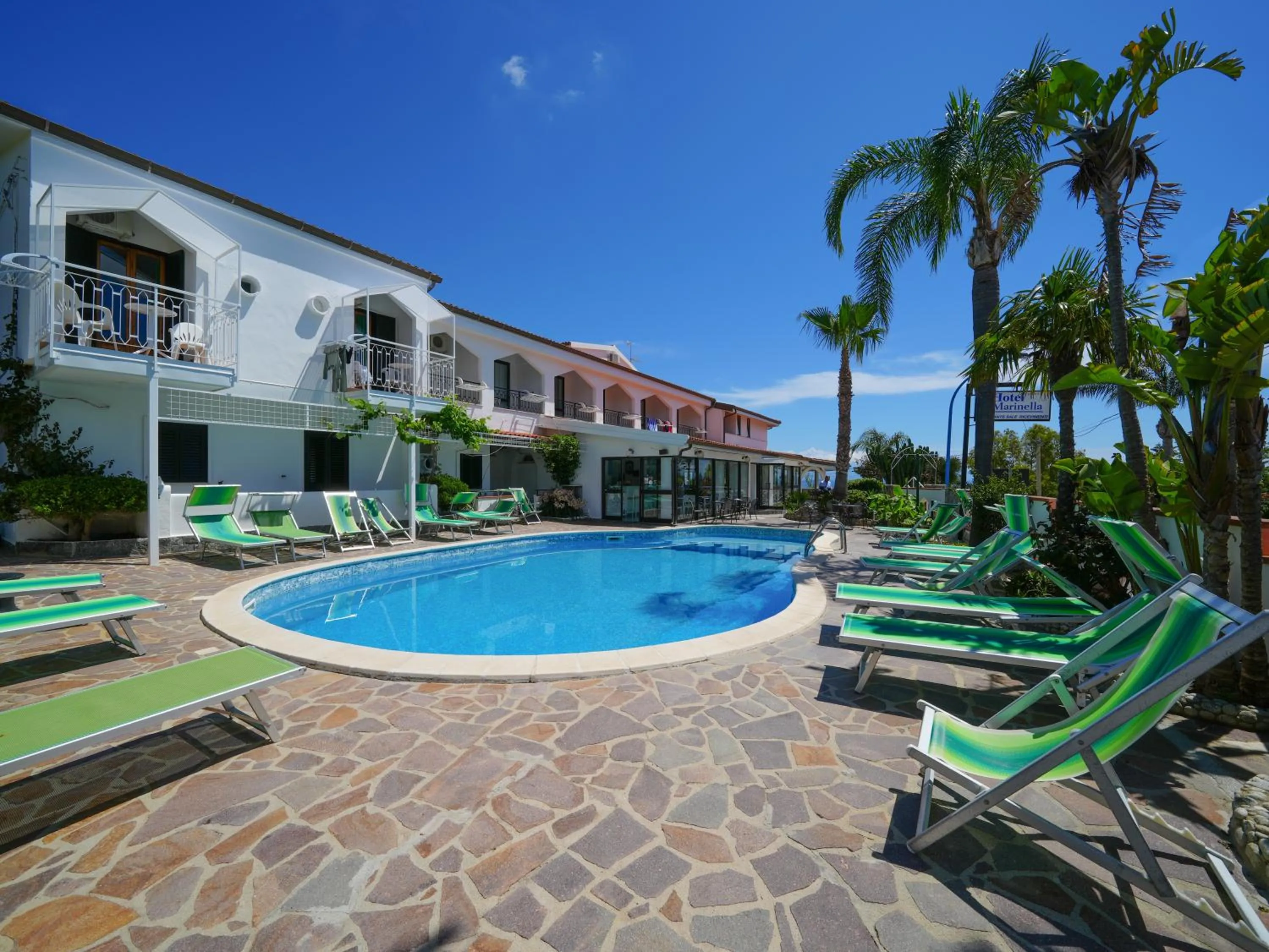 Property building in Hotel MARINELLA parking wi-fi spiaggia attrezzata