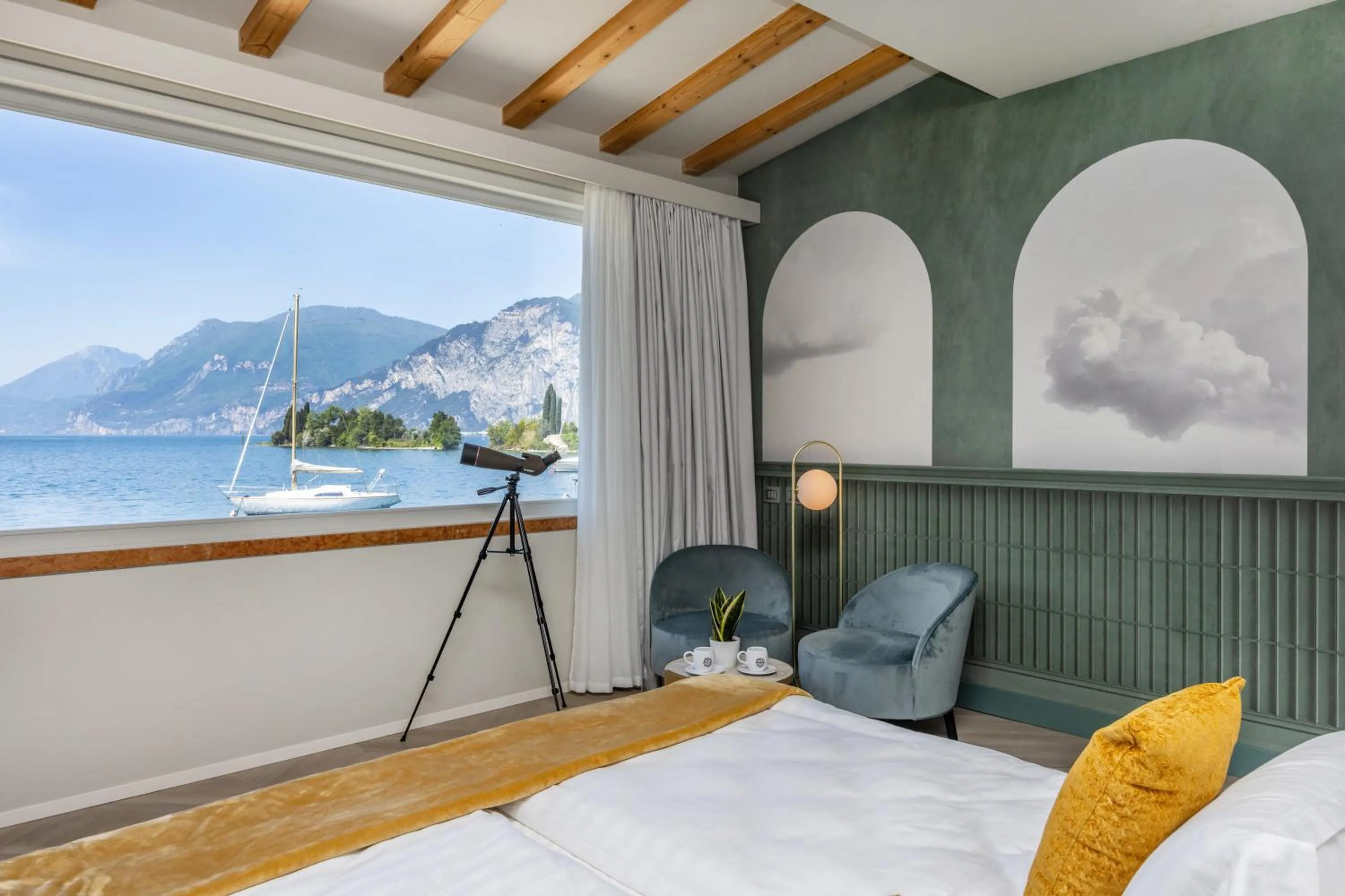 View (from property/room), Bed in Hotel Val Di Sogno - Adults Only