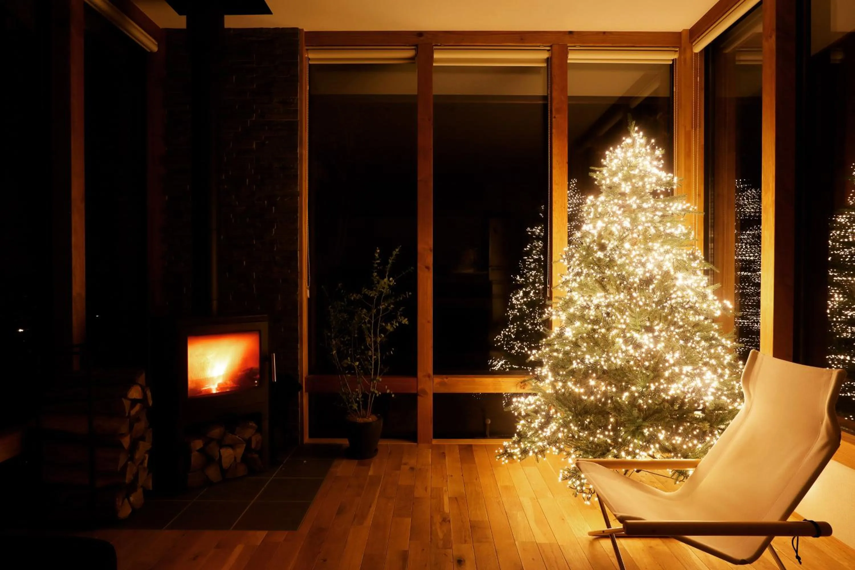 Living room in Karuizawa Forest Seasons Villa