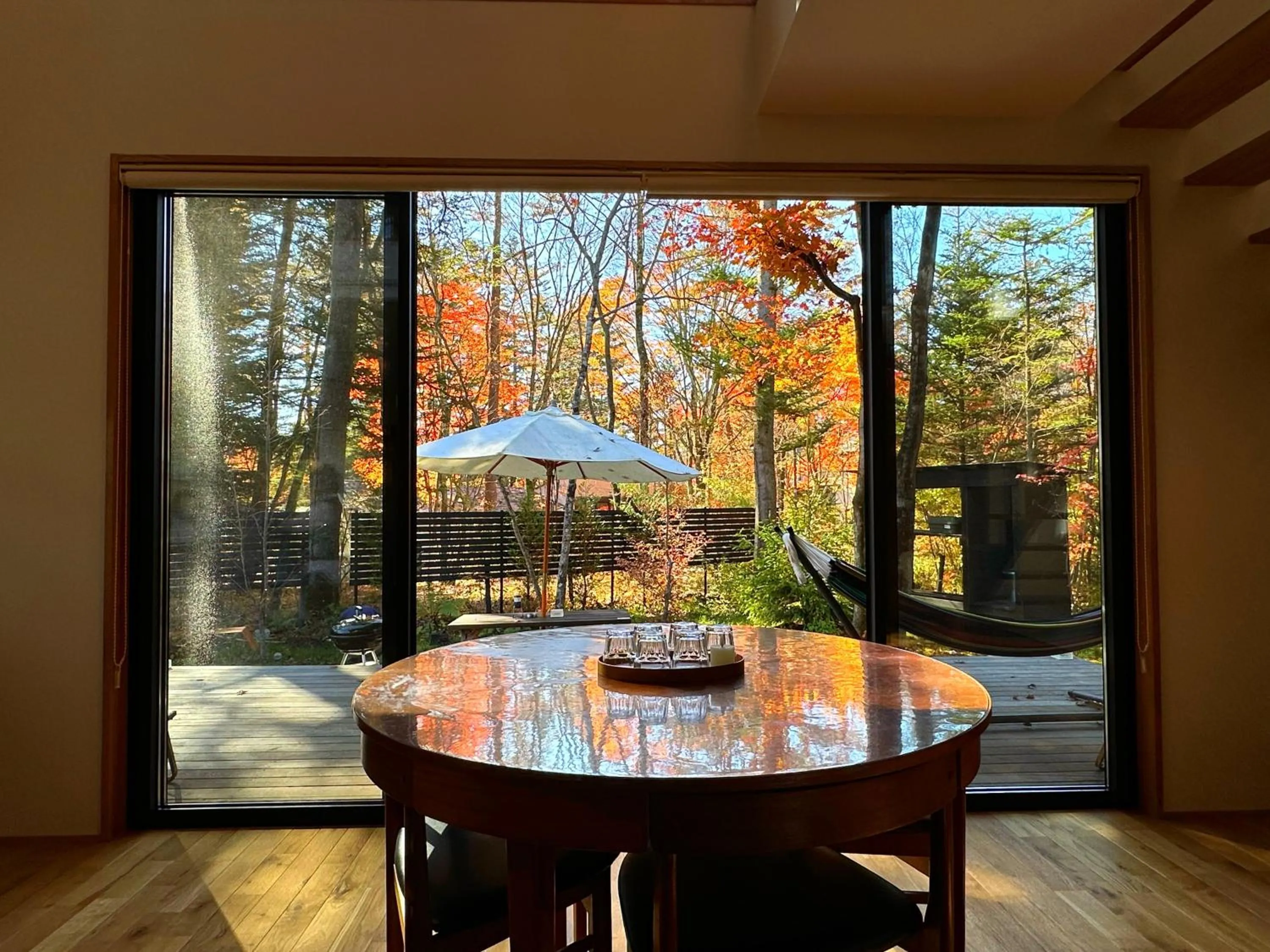 Patio in Karuizawa Forest Seasons Villa