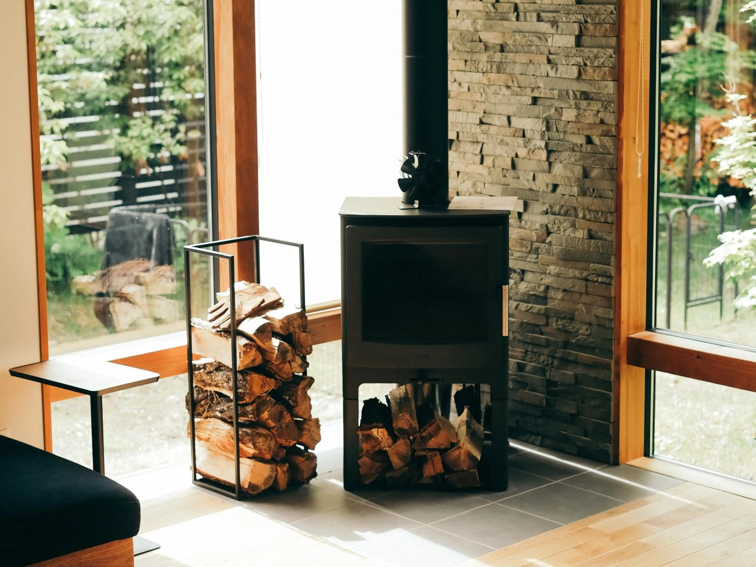 Living room in Karuizawa Forest Seasons Villa