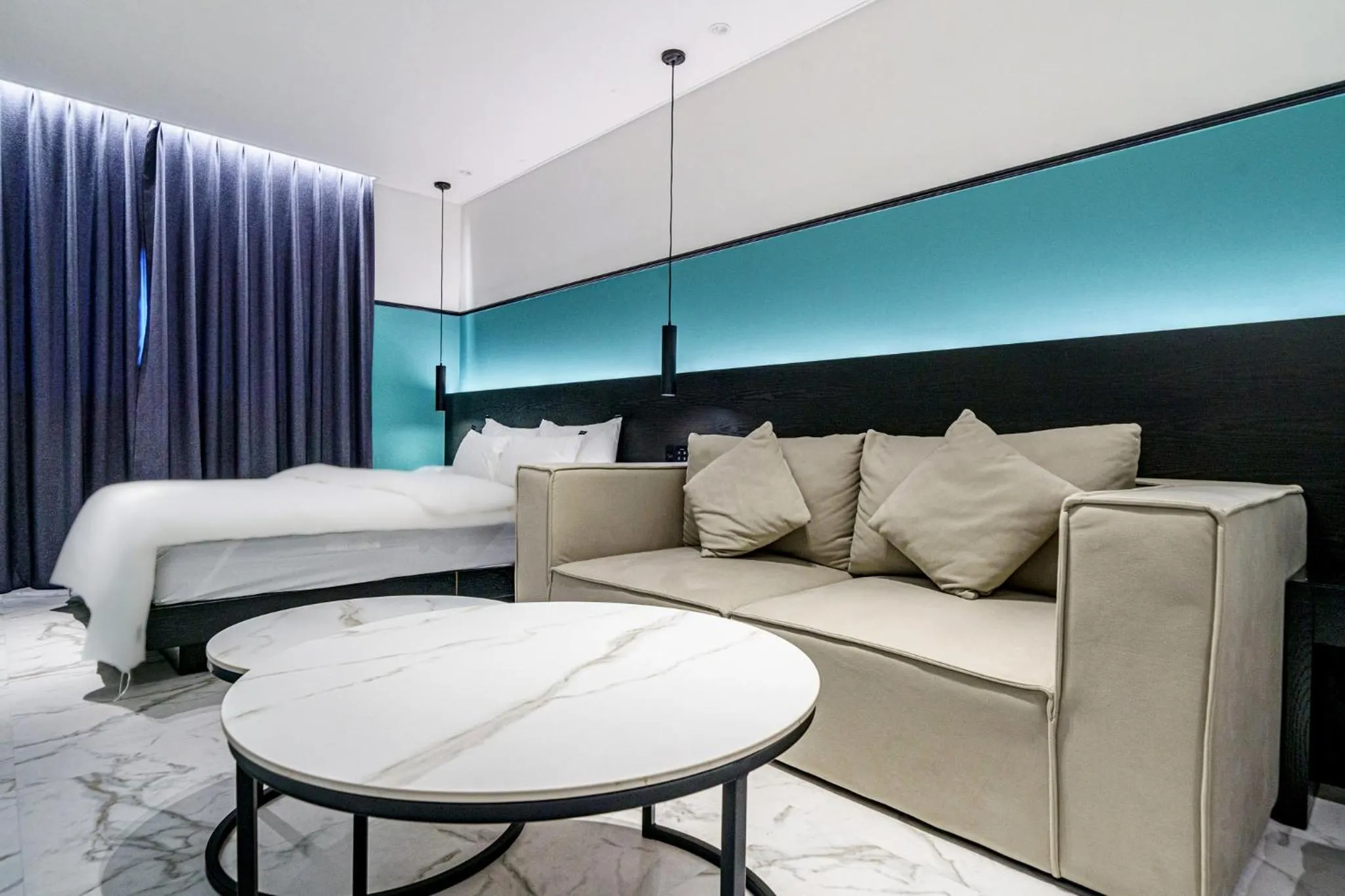 Bed in Wonju Central Hotel