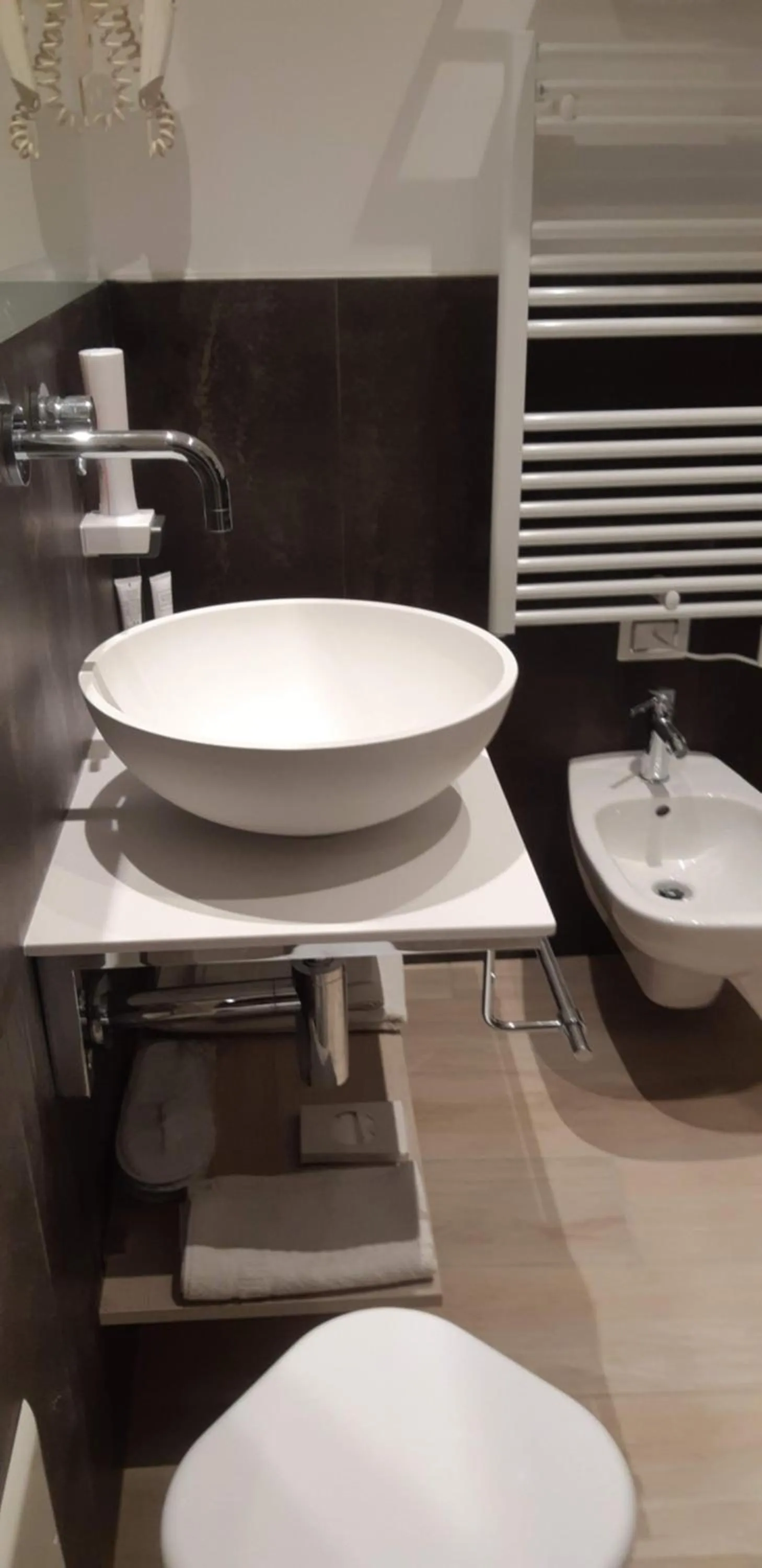 Toilet in Hotel Danieli La Castellana lago di Garda