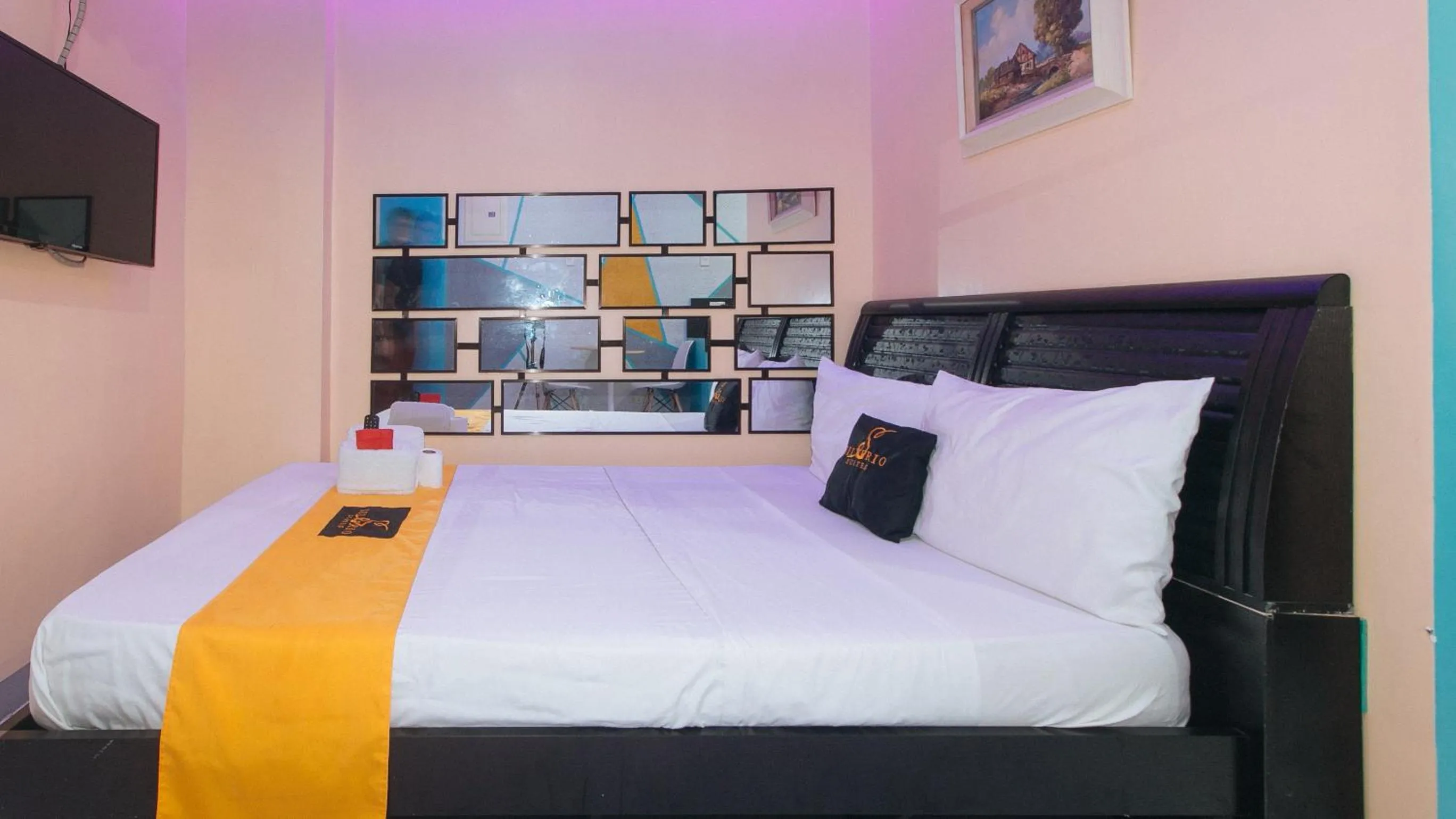 Photo of the whole room, Bed in 4720 Silverio Suites Paranaque City