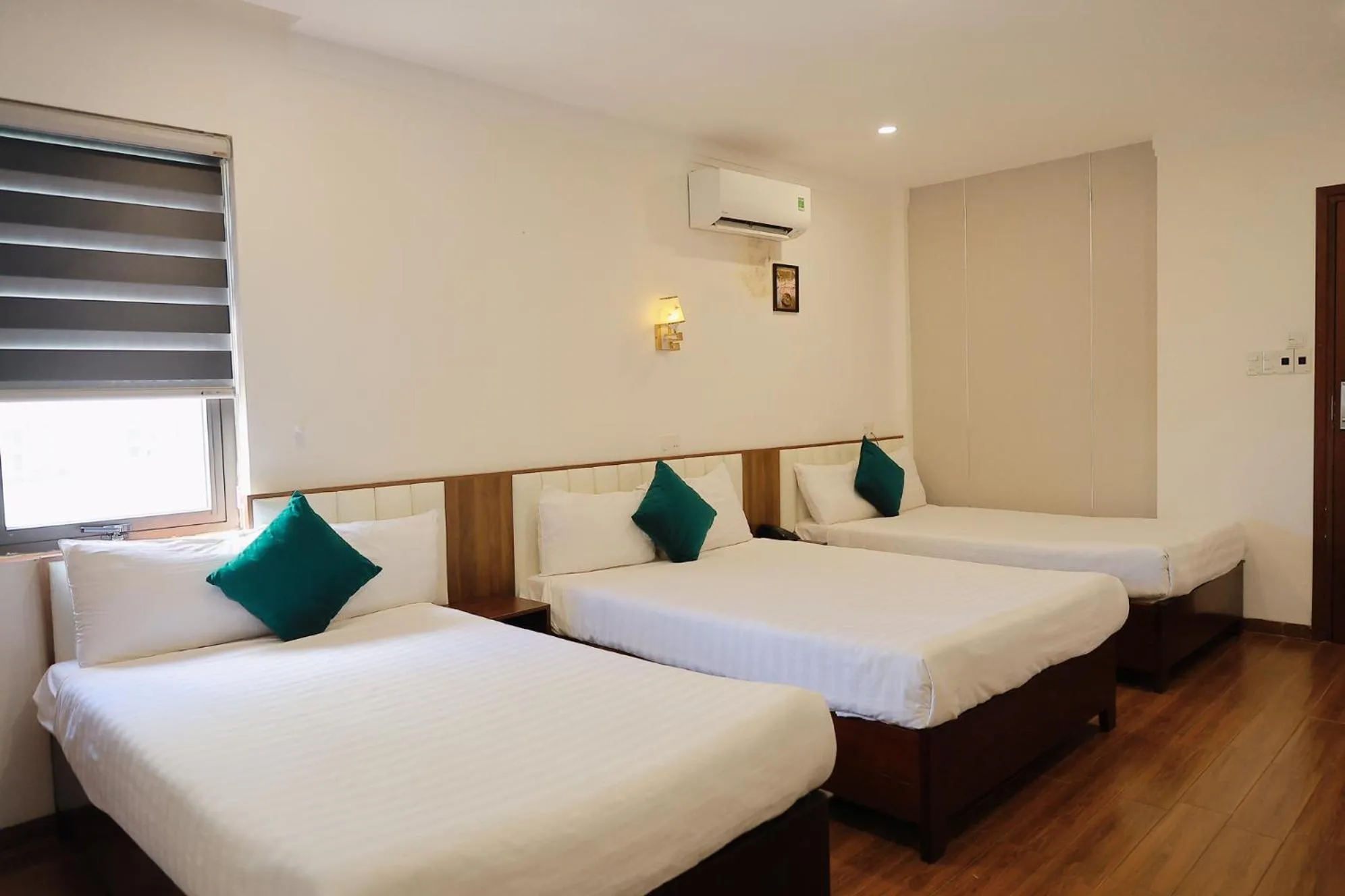 Bed in Le Centre Pleiku Hotel