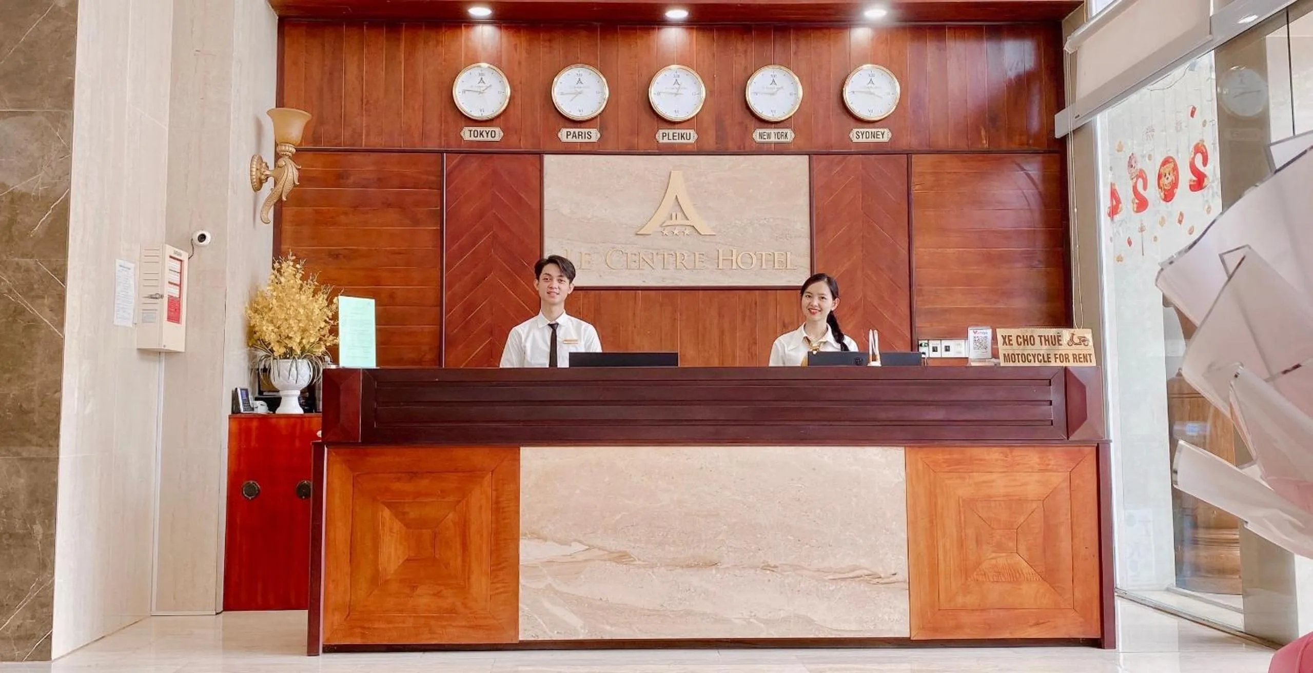 Staff in Le Centre Pleiku Hotel