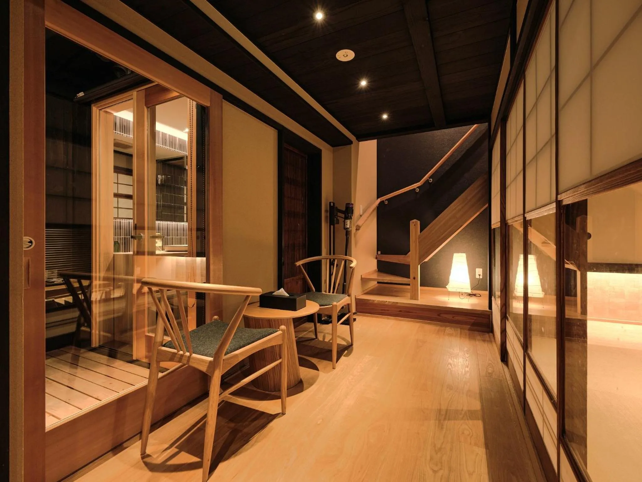 Dining area in Tsumugi GionShirakawa