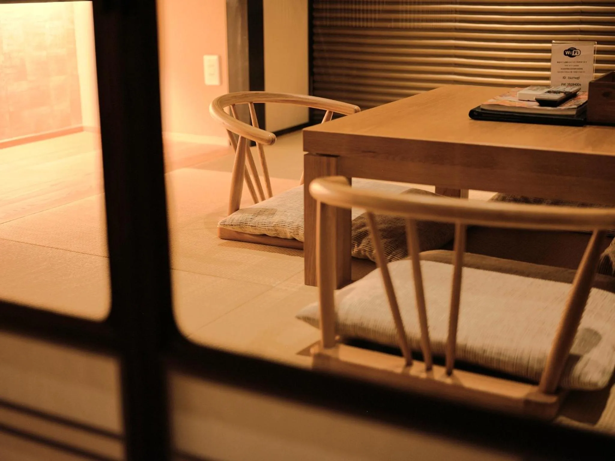 Dining area in Tsumugi GionShirakawa