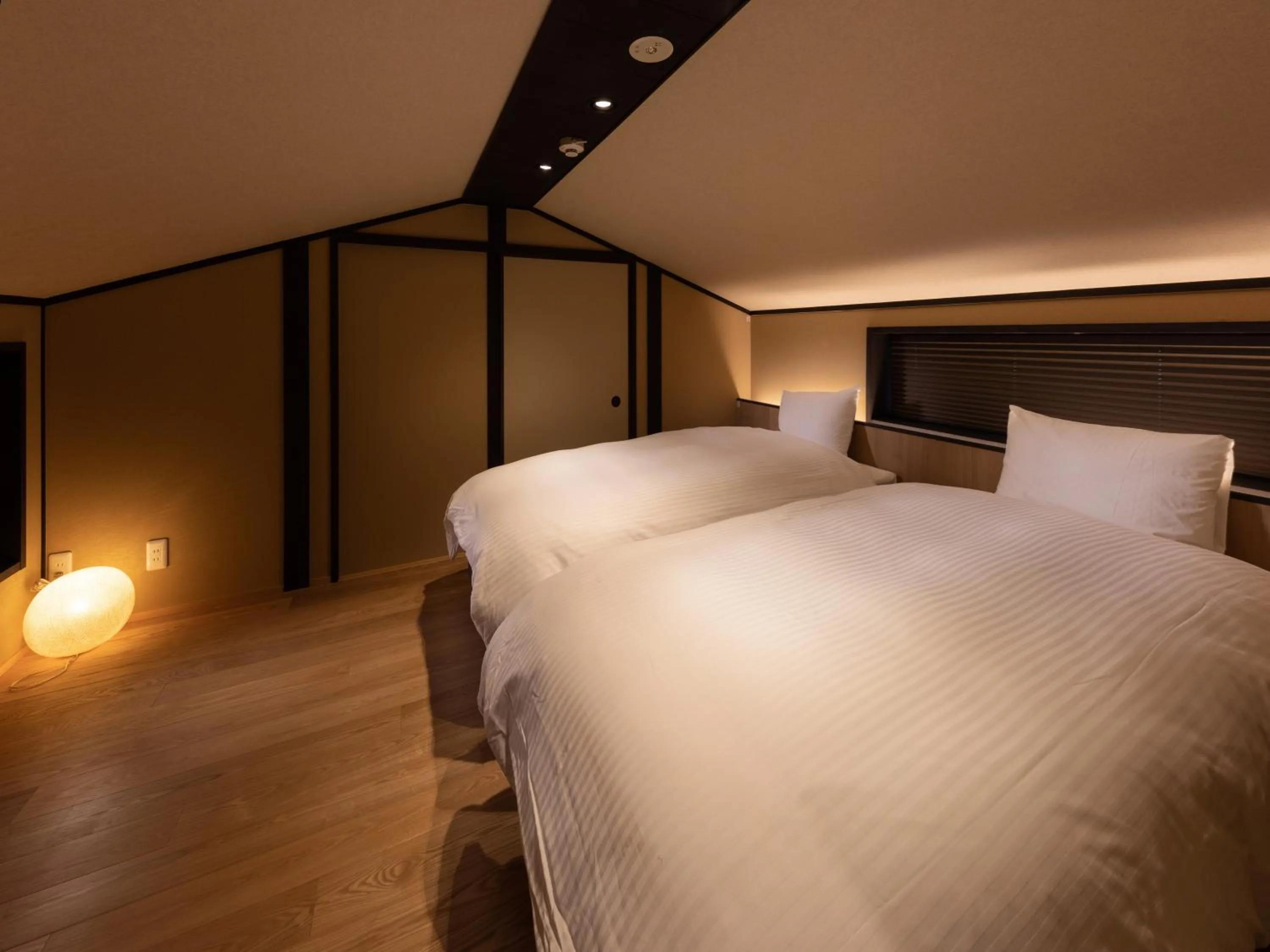 Bed in Tsumugi GionShirakawa