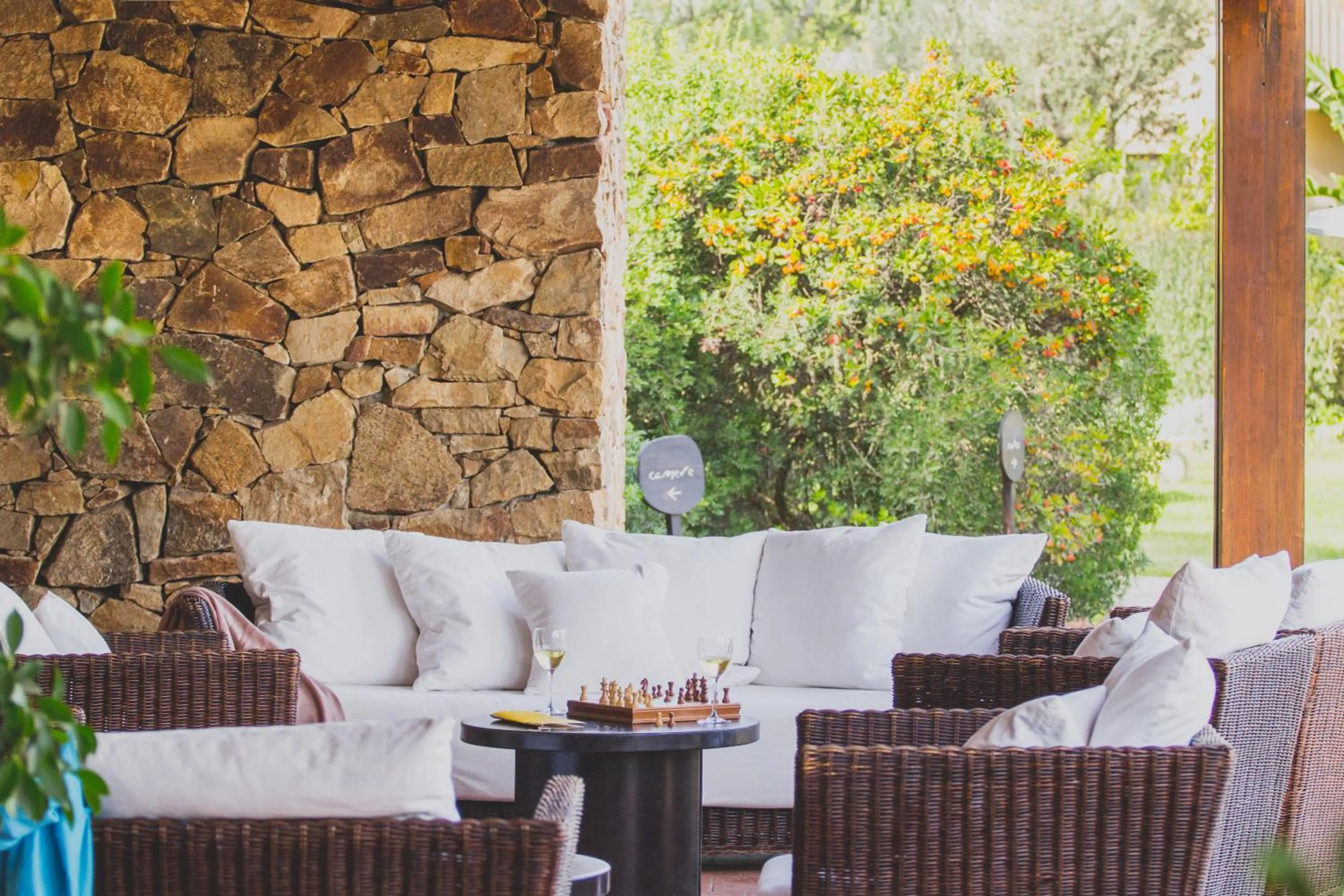 Patio in Hotel Aquadulci