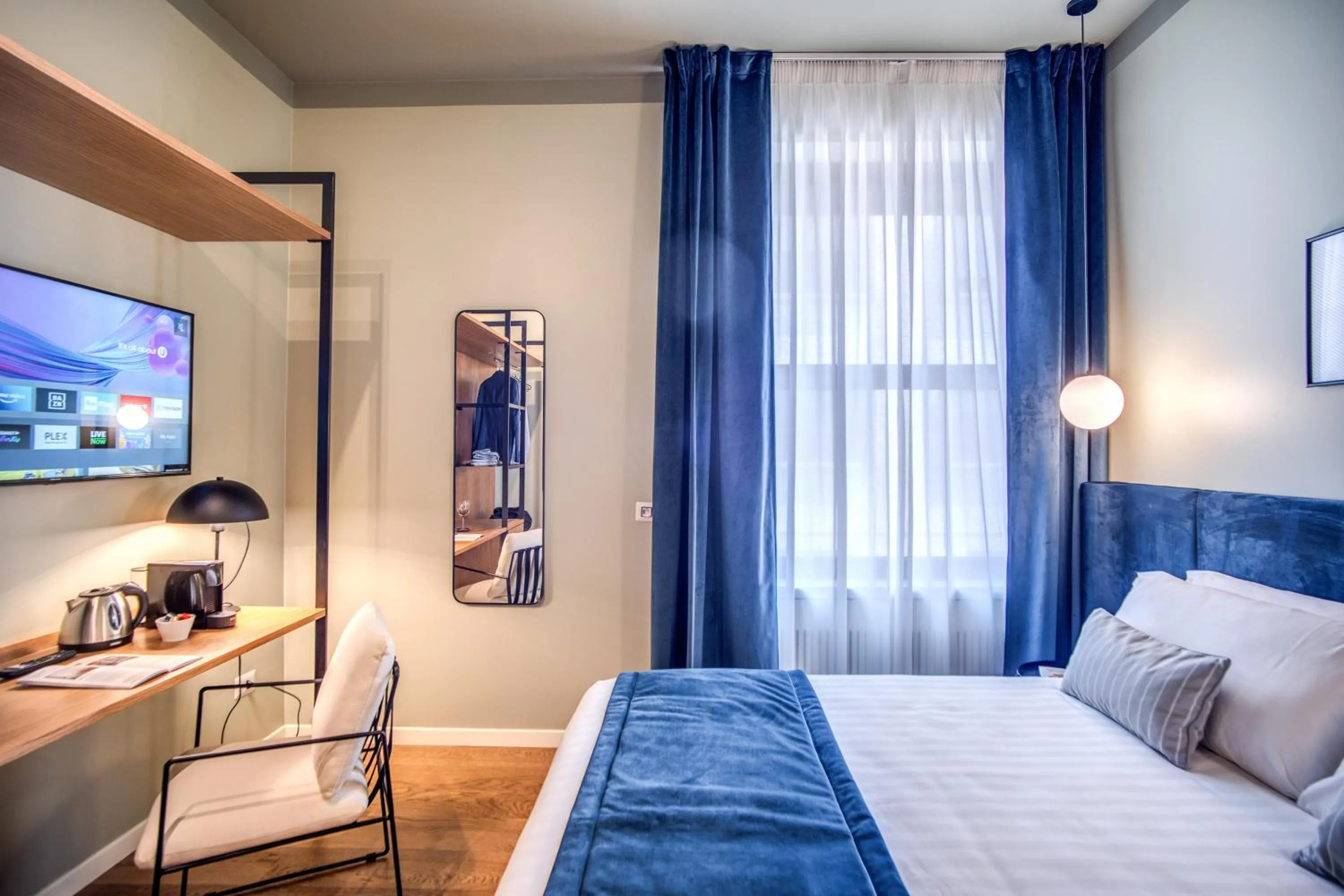 Bed in Sheva Boutique Hotel