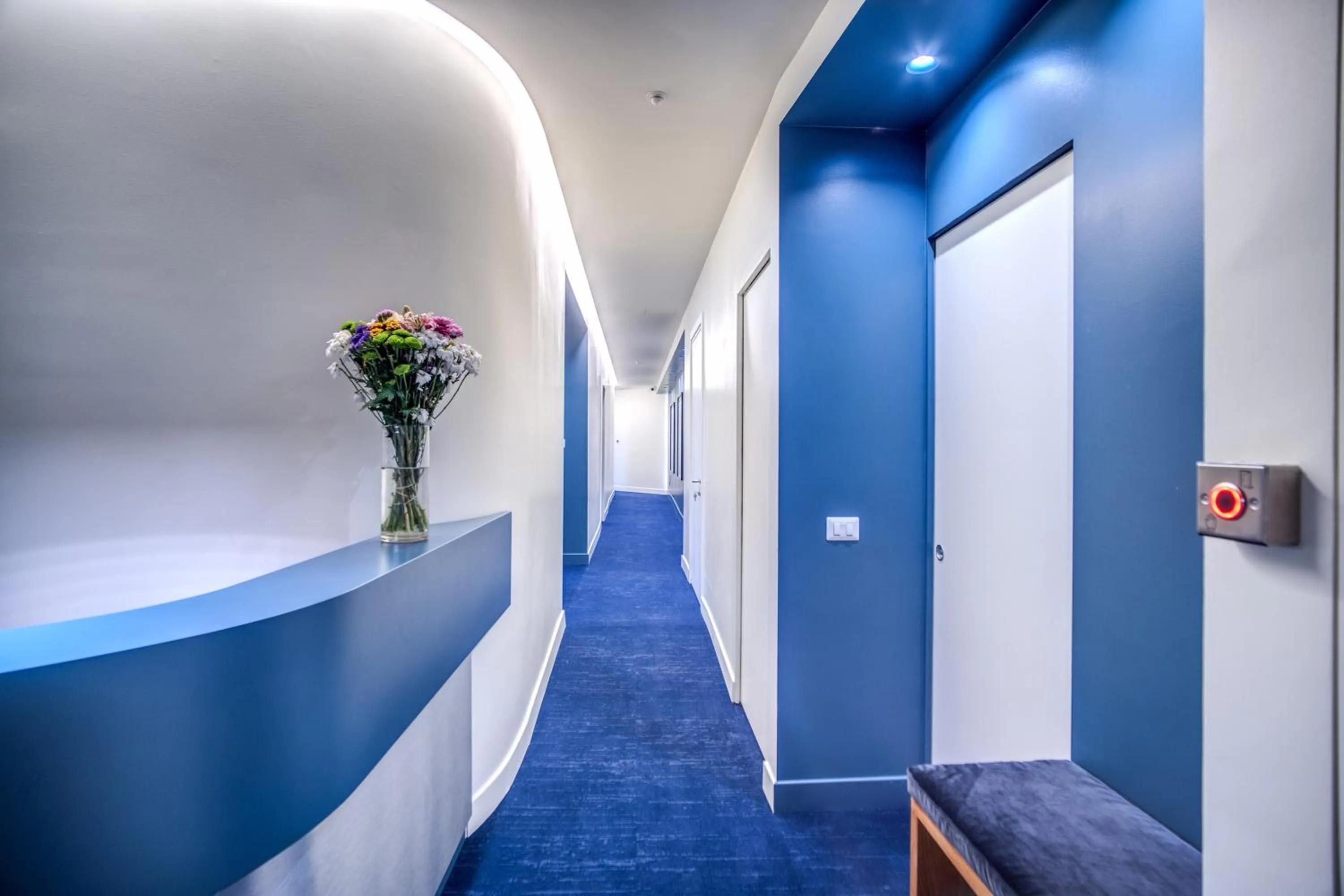 Communal lounge/ TV room in Sheva Boutique Hotel